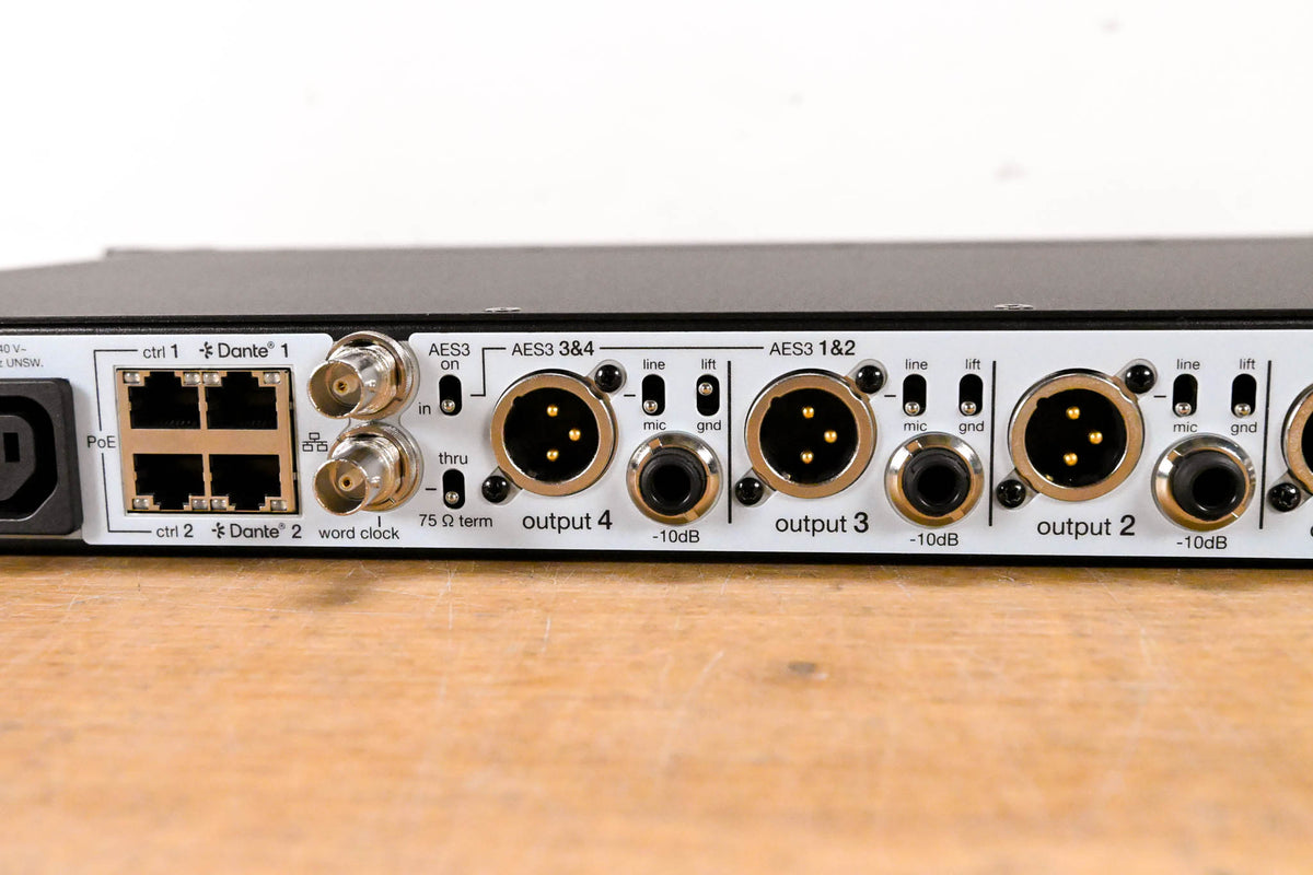 Shure AD4Q Receiver w/ four ADX1M Micro Bodypack Transmitters - A Range