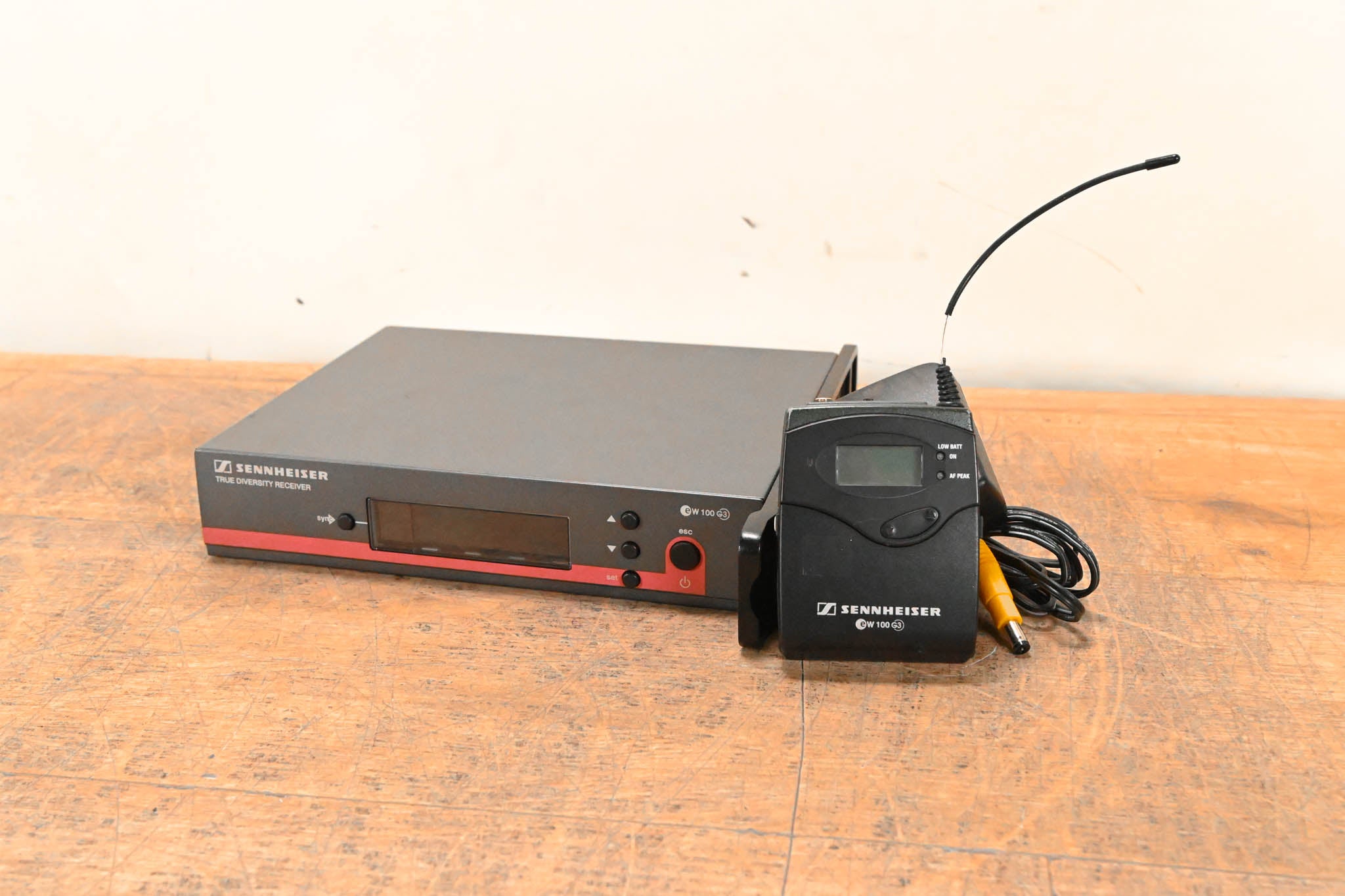 Sennheiser ew 100 G3 Bodypack Wireless System - A Range NO POWER SUPPLY