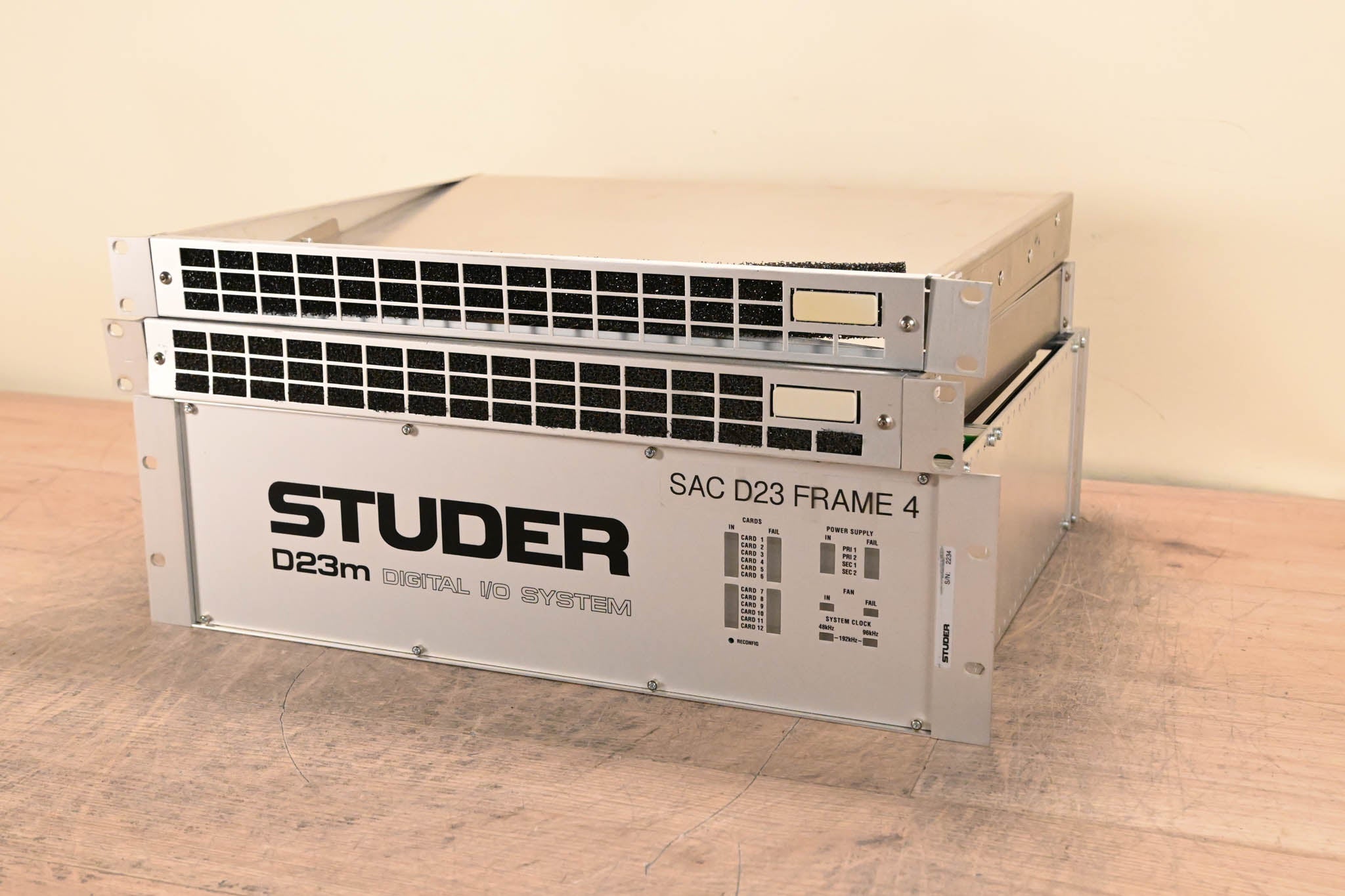 Studer D23m I/O System w/ A-Link HD Card, Fan Module, and Filter Module