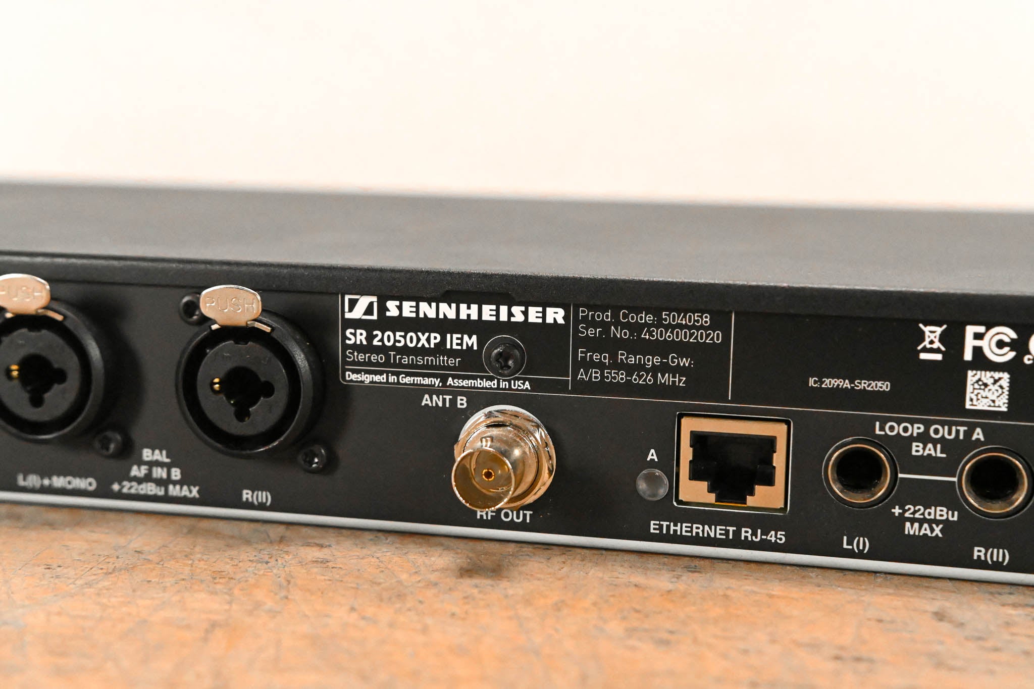 Sennheiser SR 2050XP IEM Dual Wireless Transmitter - Gw1: 558-626 MHz