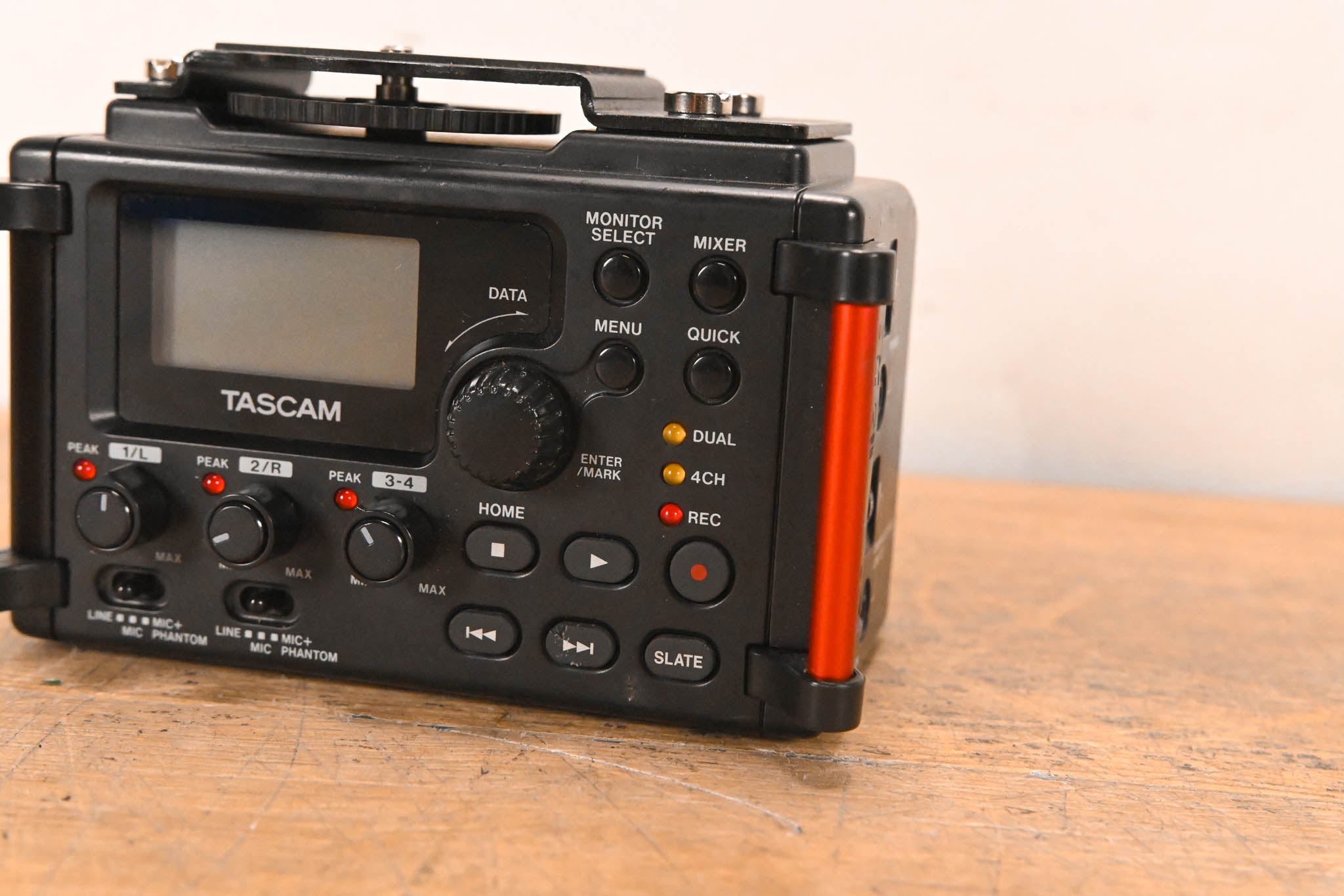 TASCAM DR-60DMKII 4-Track Audio Field Recorder and Mixer for Audio/Video