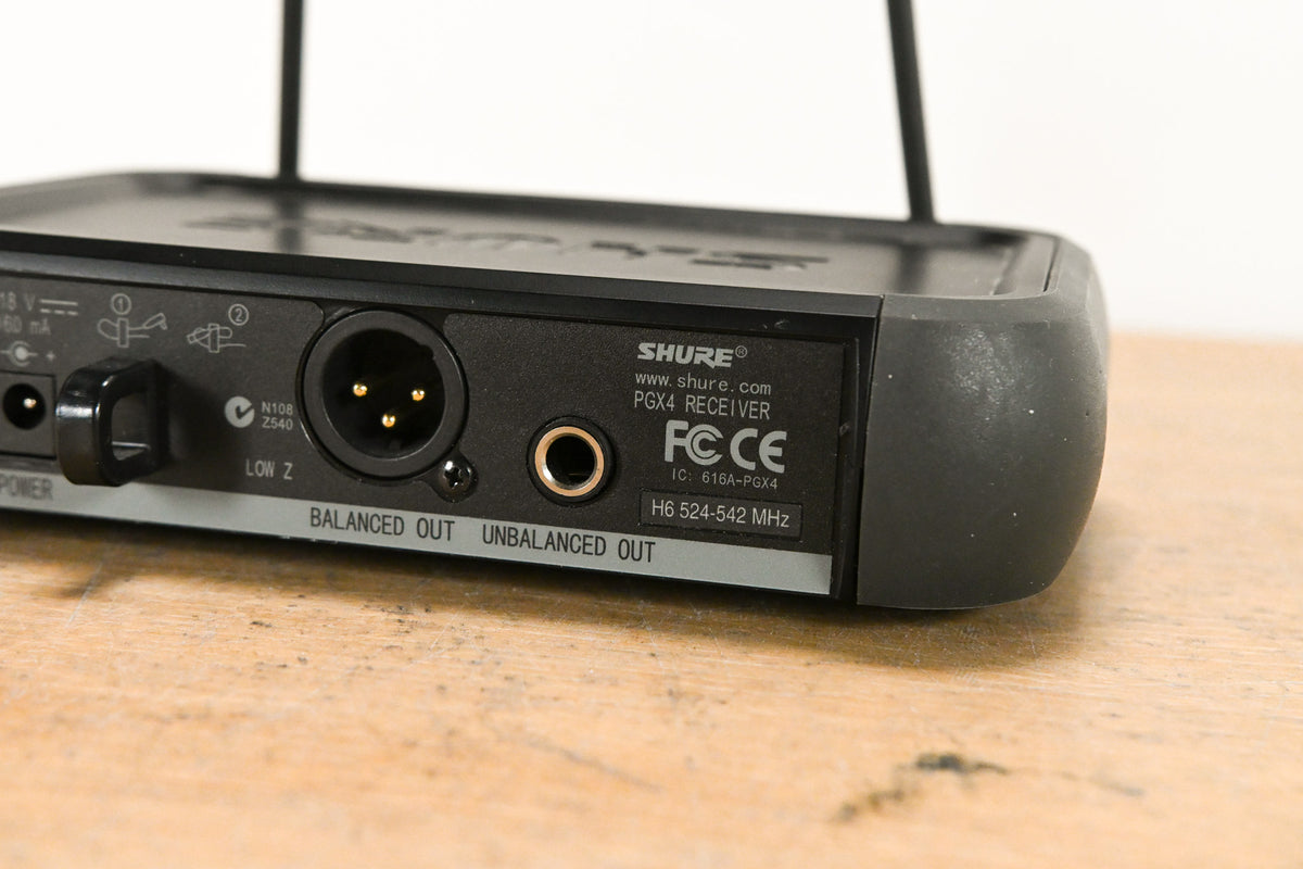 Shure PGX14 Wireless Bodypack System - 524-542 MHz (NO POWER SUPPLY)