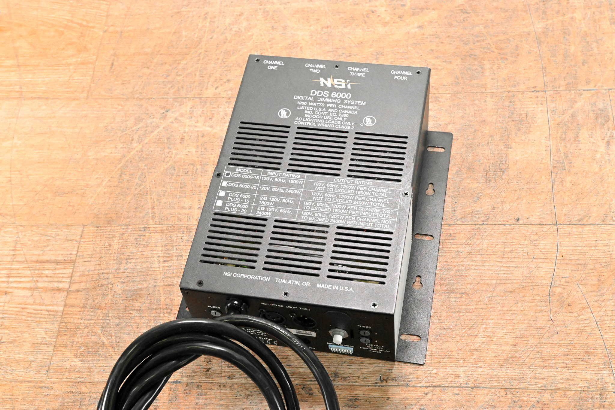 NSI DDS 6000 4-Channel Dimmer Pack