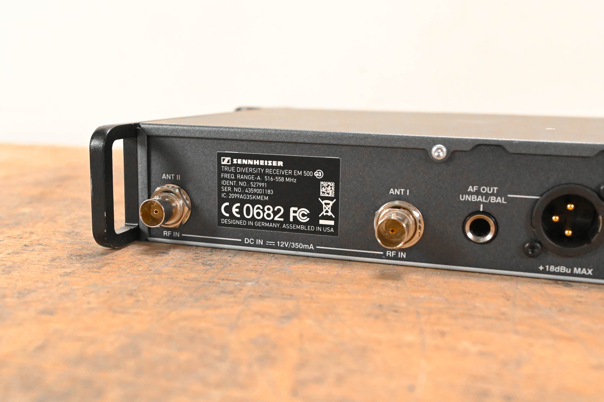 Sennheiser ew 500 G3 Handheld Wireless System - A Range NO POWER SUPPLY