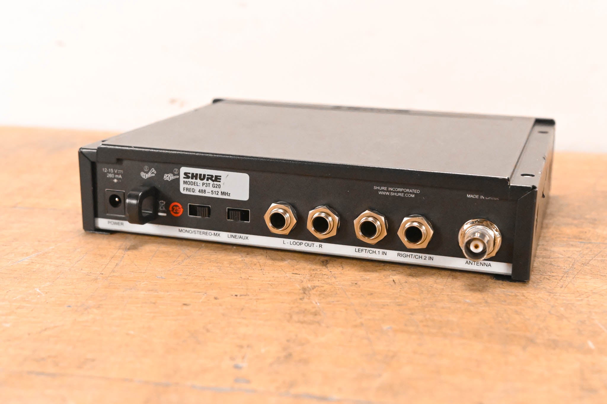 Shure PSM 300 Wireless IEM System G20 Range: 488-512 MHz (NO PSU)