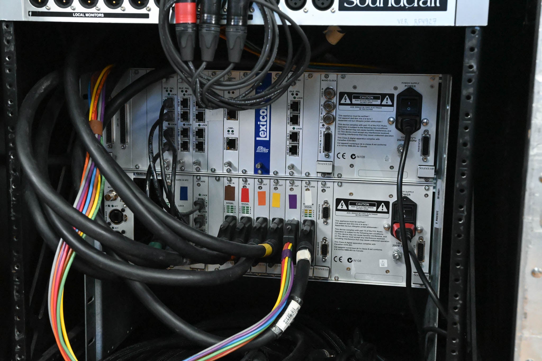 Soundcraft Vi6 Console with Local Rack, Stage Box, and Breakout Box