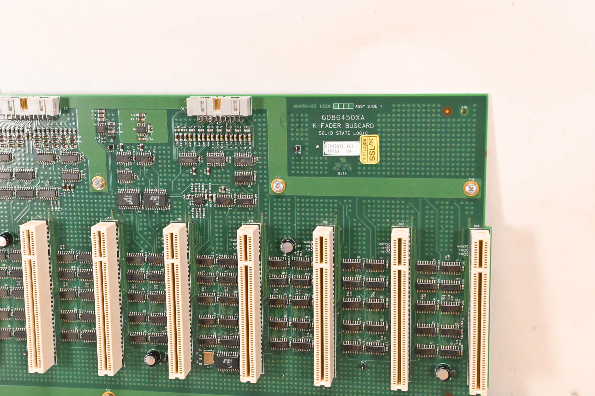 Solid State Logic SSL C300 HD K-Fader Buscard