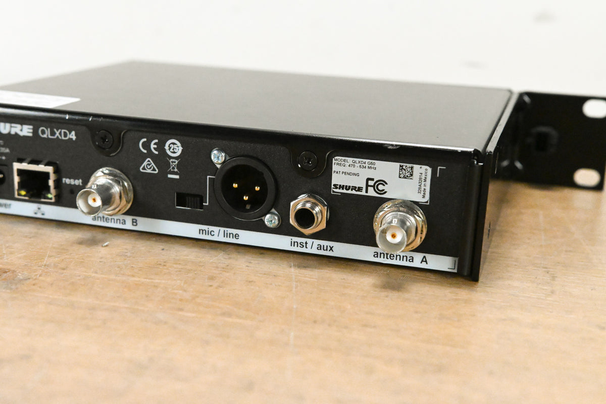 Shure QLXD24/KSM9HS Digital Handheld Wireless System - G50 Band (NO PSU)