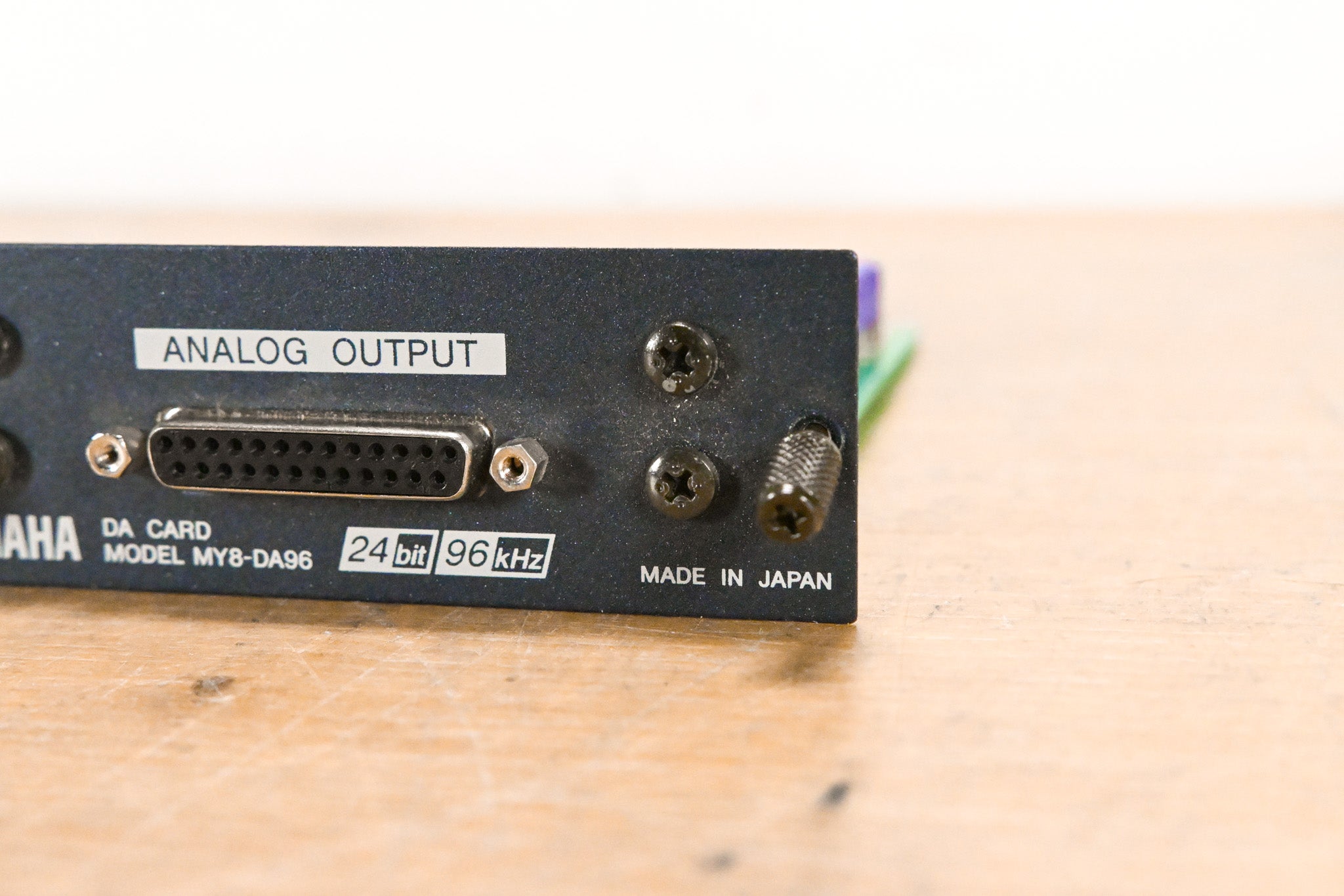 Yamaha MY8-DA96 24-bit, 96kHz 8-Channel Analog Output Card