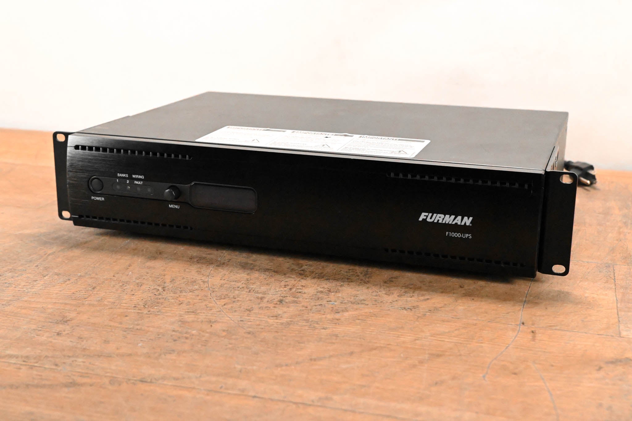 Furman F1000-UPS 1000VA 2RU Rack-Mountable Uninterruptible Power Supply