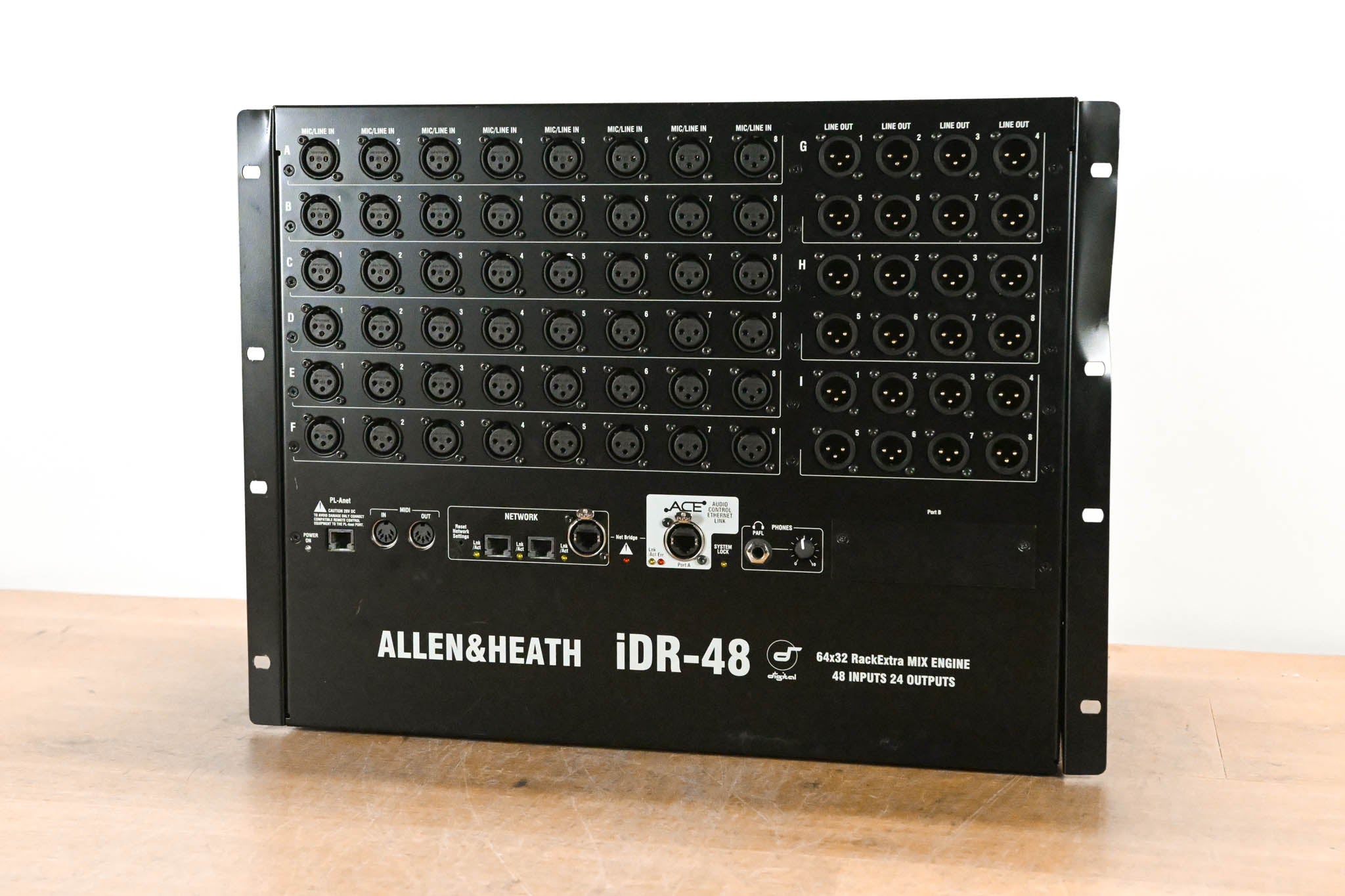Allen & Heath iDR-48 48-In, 24-Out Audio Stage Box