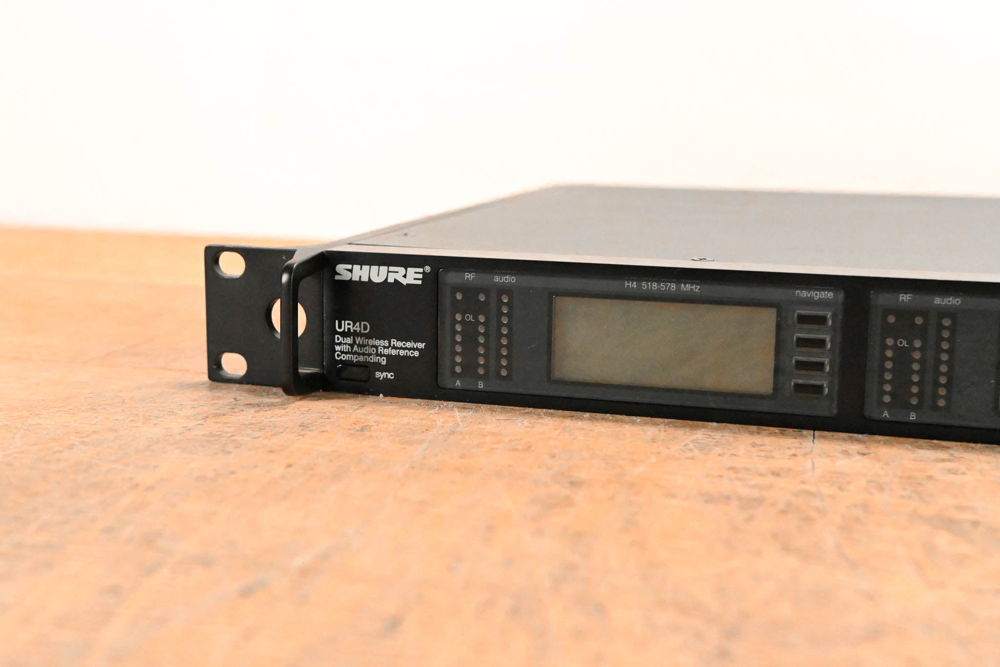 Shure UR4D Wireless Receiver w/ two UR1 Bodypack Transmitters - H4 Band