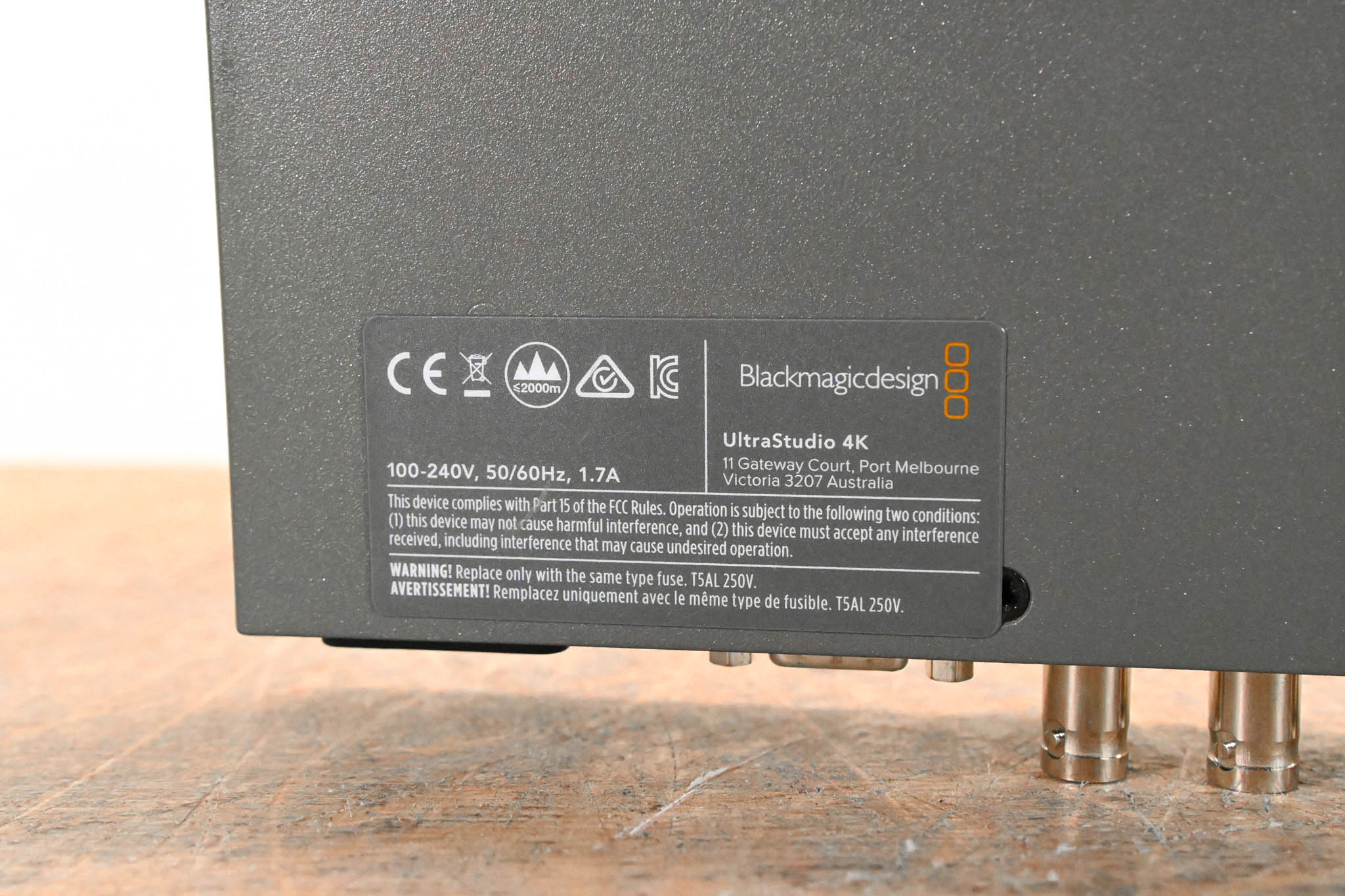 Blackmagic Design UltraStudio 4K Thunderbolt 2
