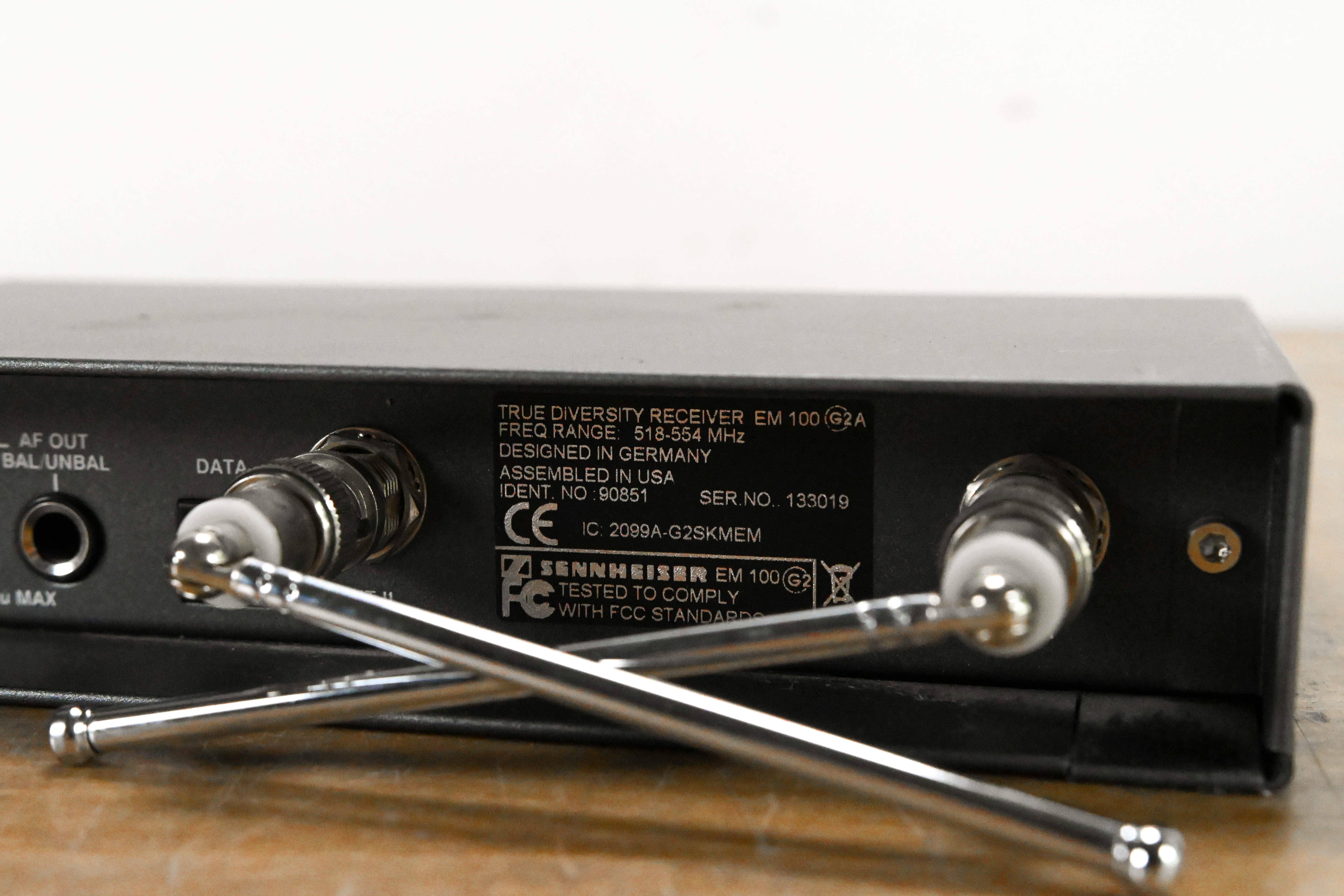Sennheiser EM 100 G2 Wireless Receiver - 518-554 MHz (NO POWER SUPPLY)