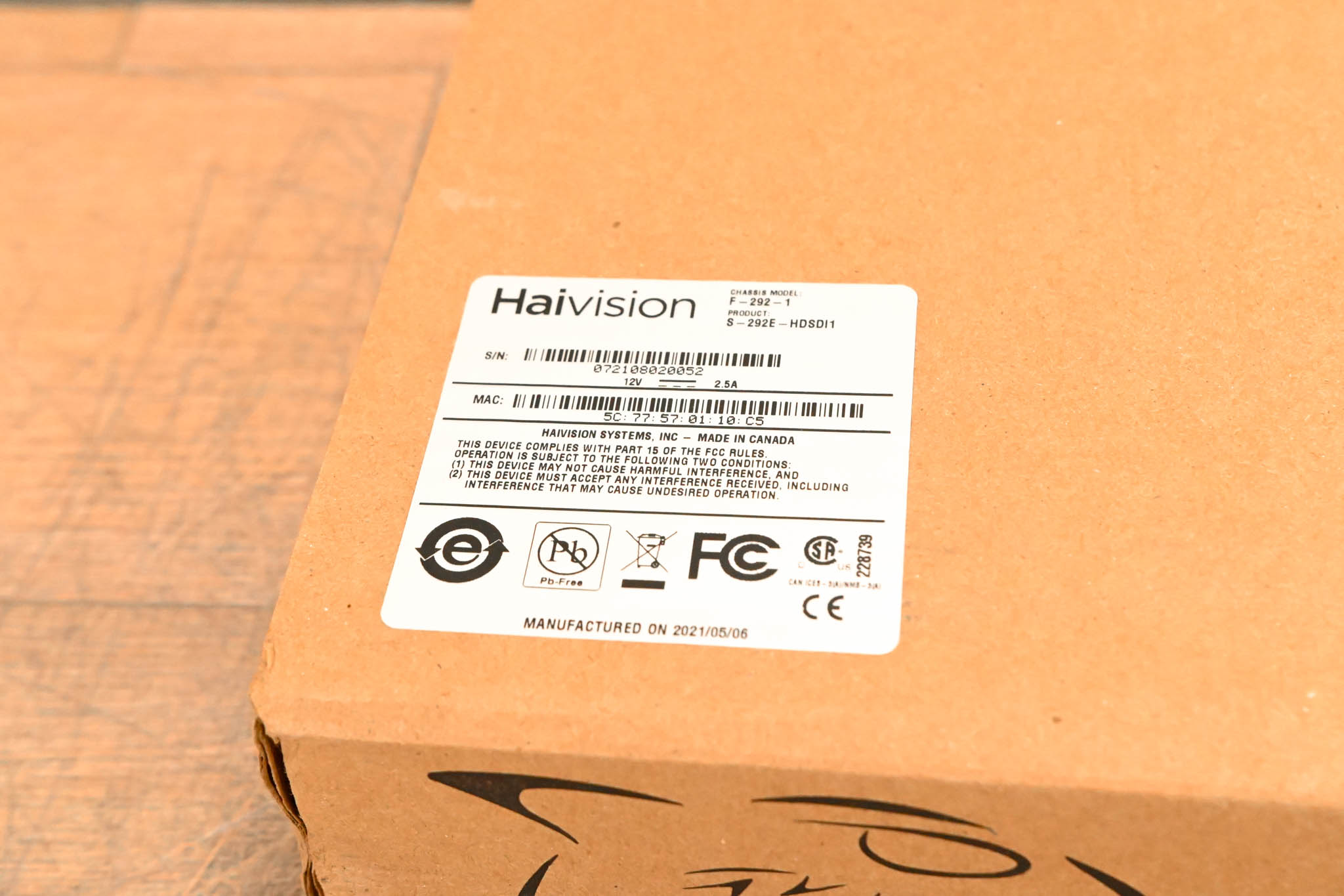 HaiVision S-292E-HDSDI1 Makito X Single SDI Encoder Appliance