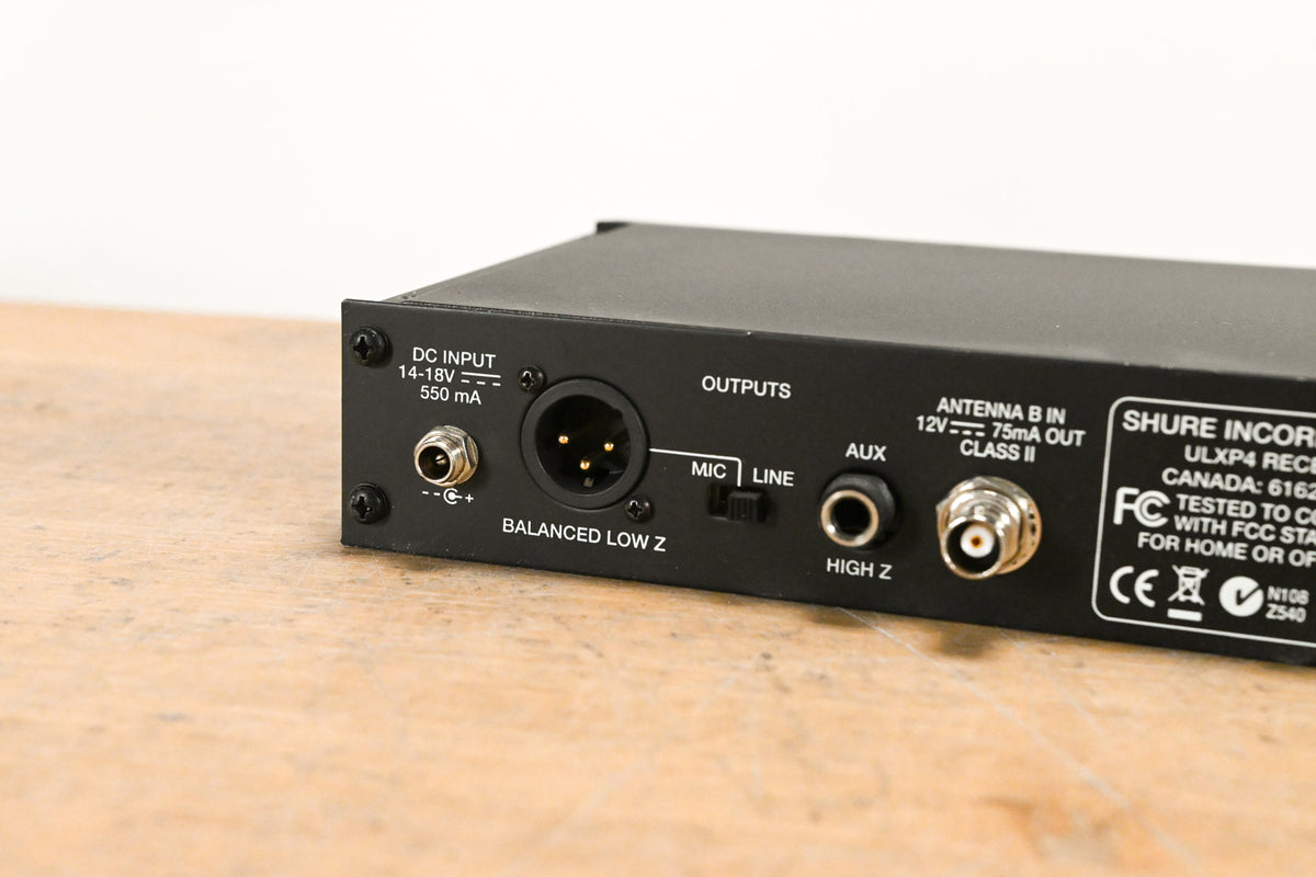 Shure ULXP14 Bodypack Wireless System J1 Band 554-590MHz NO POWER SUPPLY