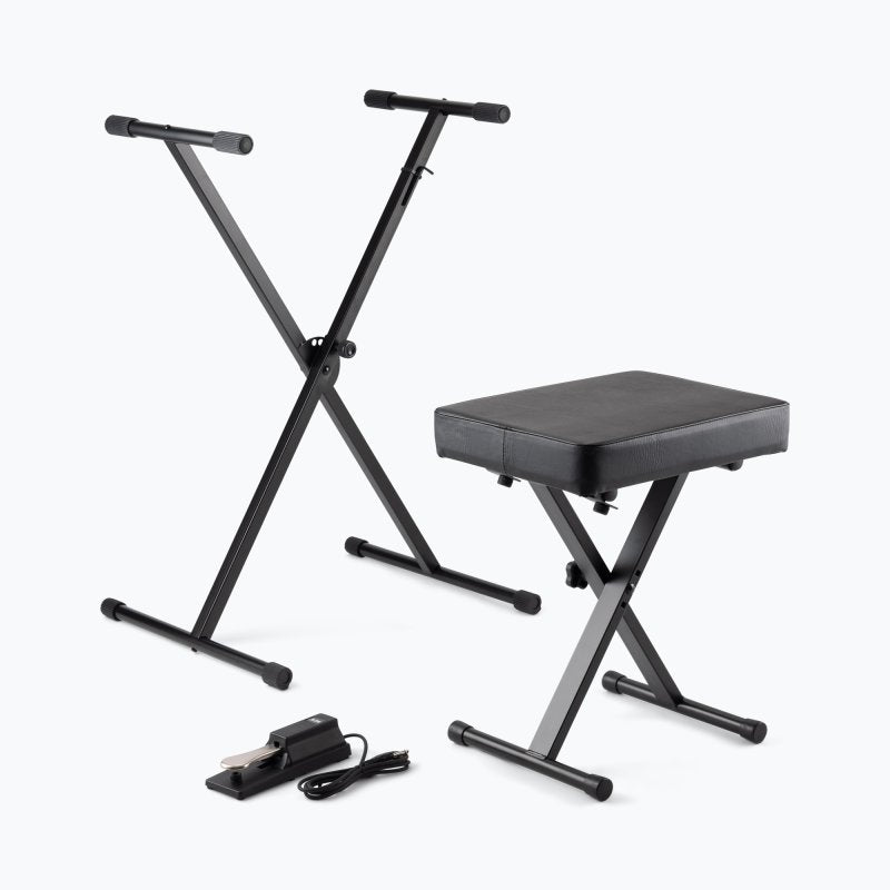 Keyboard Stand and Bench Pack with Keyboard Sustain Pedal (KPK6550)