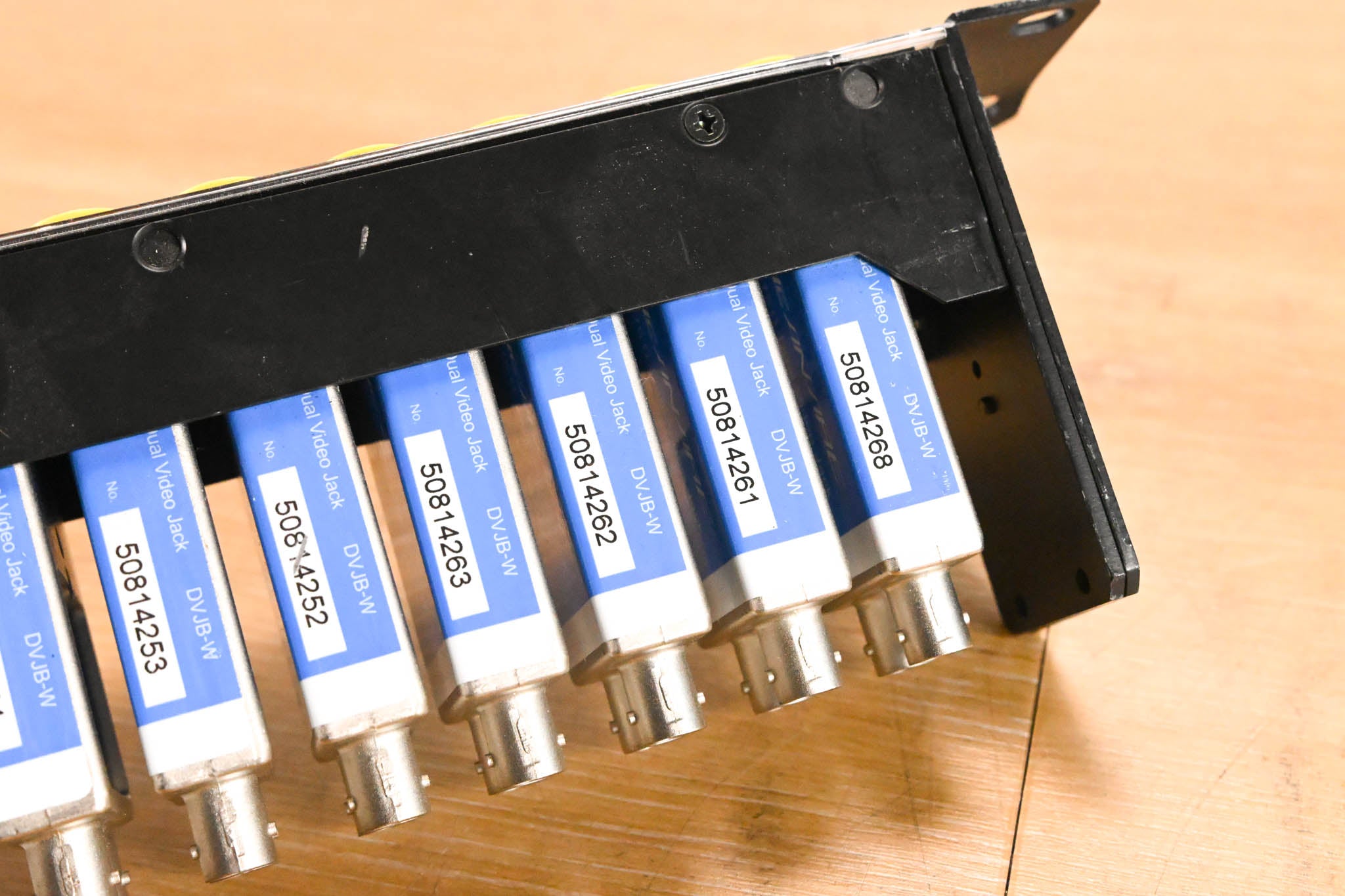 Canare 20DV 1U Normaled Video Patch Bay w/ DVJB-W 3G/HD-SDI Modules