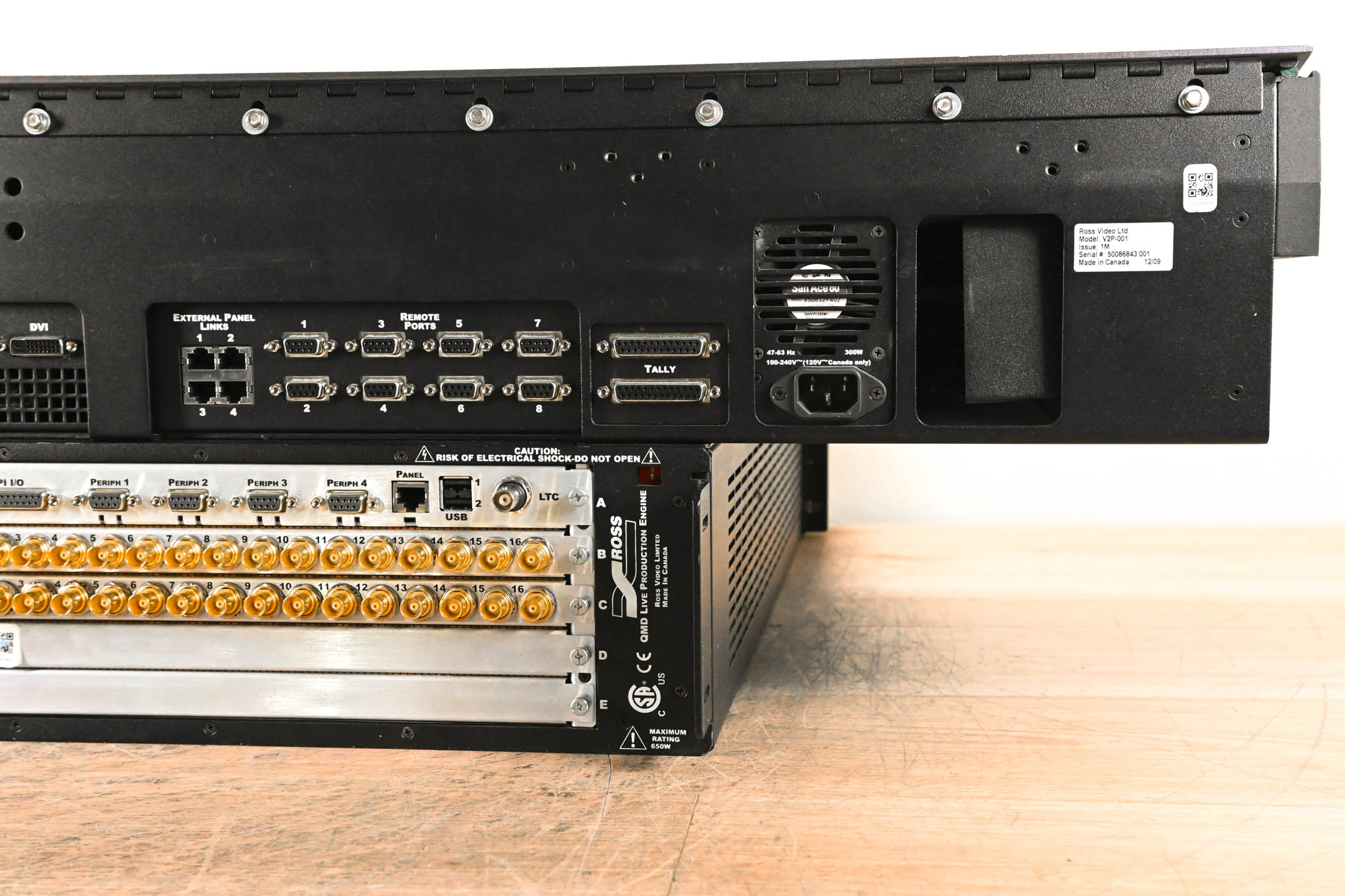 Ross Vision QMD 2 M/E Video Switcher with Vision 2 Panel and Touchscreen