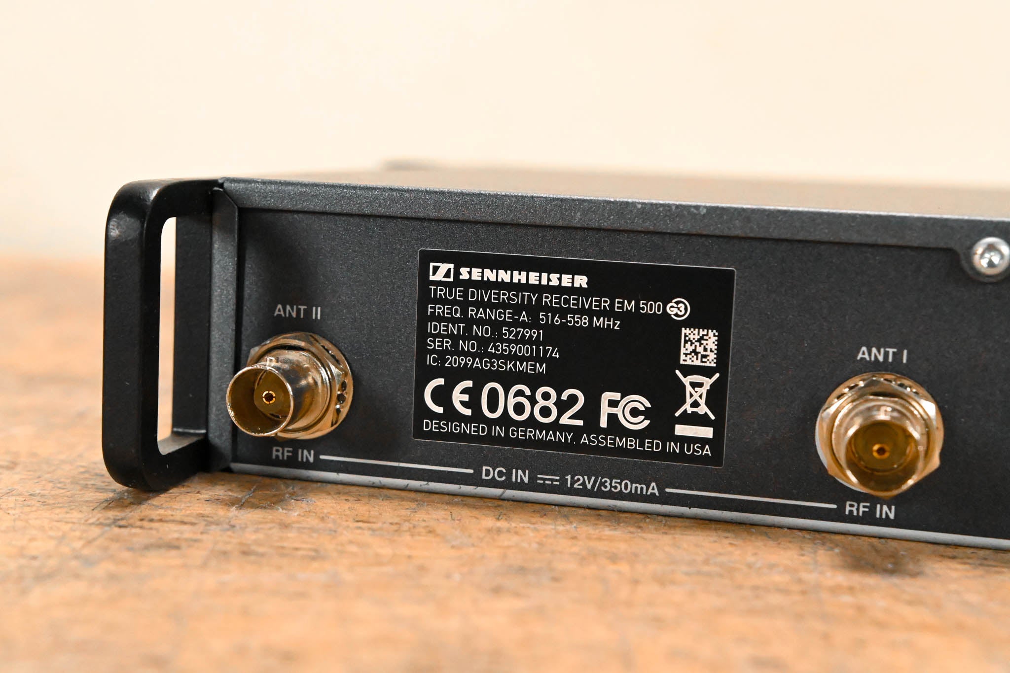 Sennheiser EM 500 G3 Wireless Receiver - A Range: 516-558 MHz