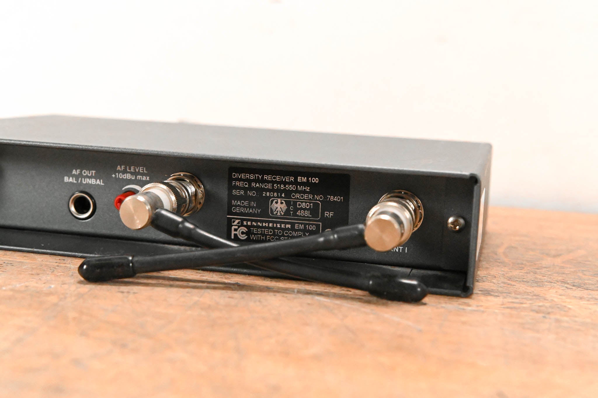Sennheiser EM 100 Wireless Receiver - 518-550 MHz (NO POWER SUPPLY)