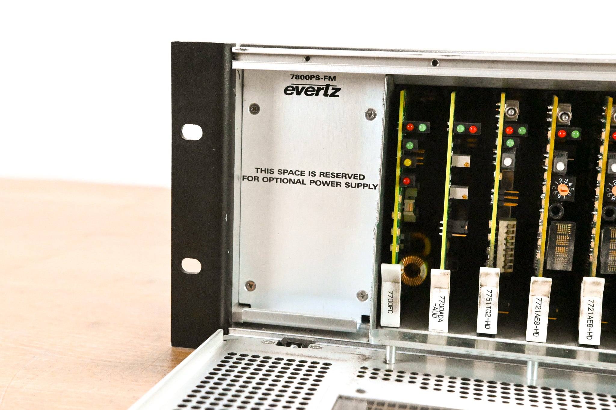 Evertz 7800FR 3RU Rackmount MultiFrame with Cards