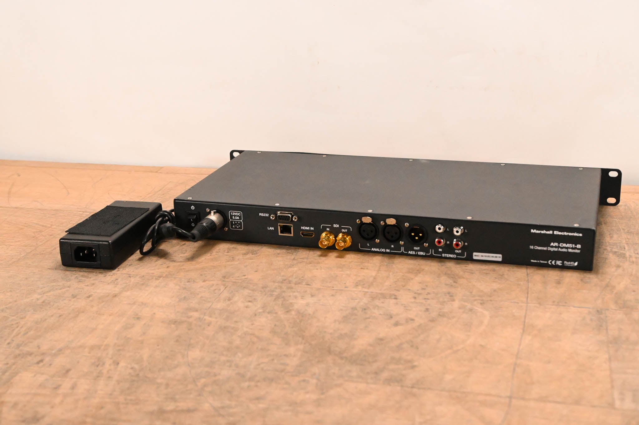 Marshall AR-DM51-B 16-Channel Audio Monitor with Built-in Preview Screen