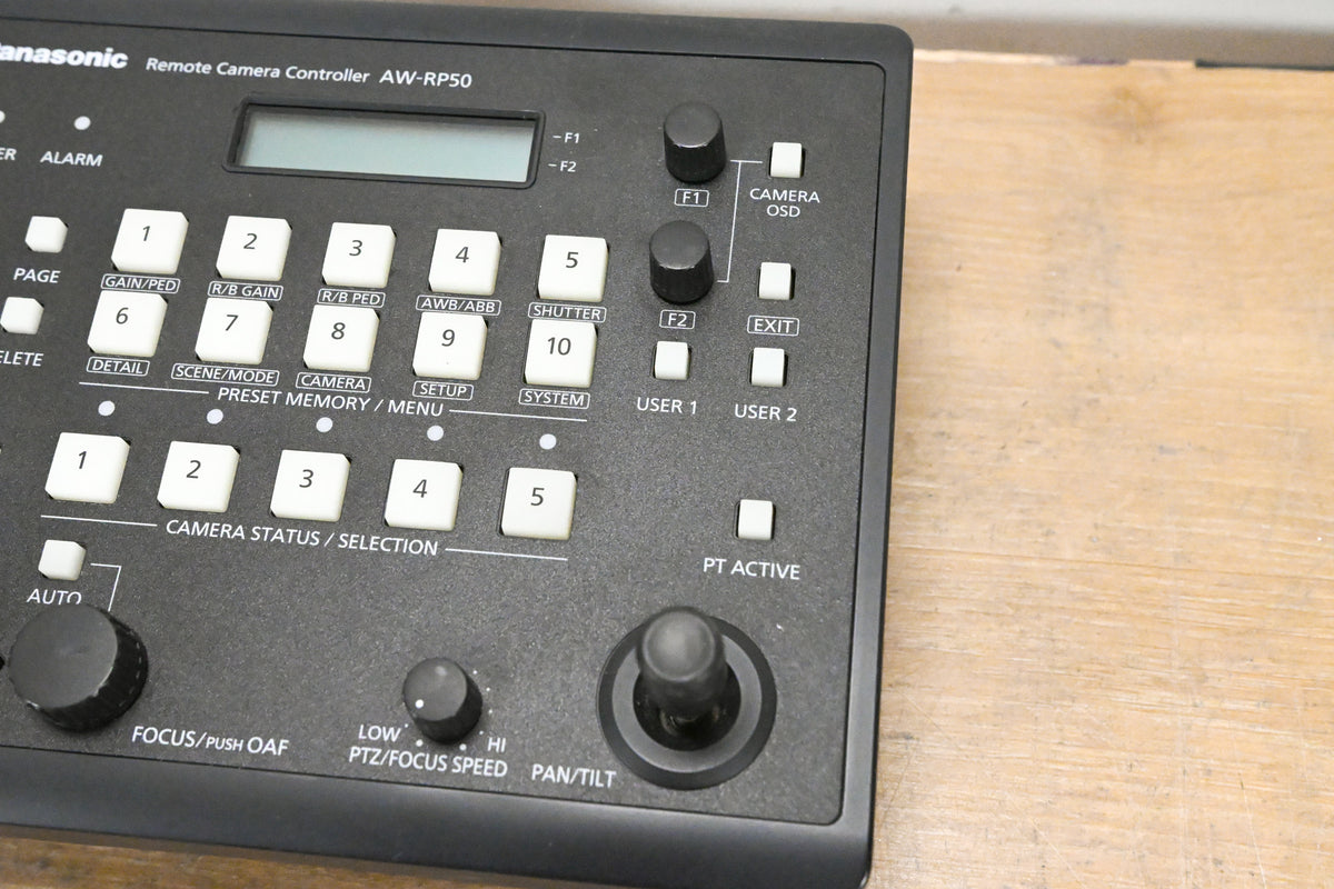 Panasonic AW-RP50 Compact Remote Camera Controller (NO POWER SUPPLY)