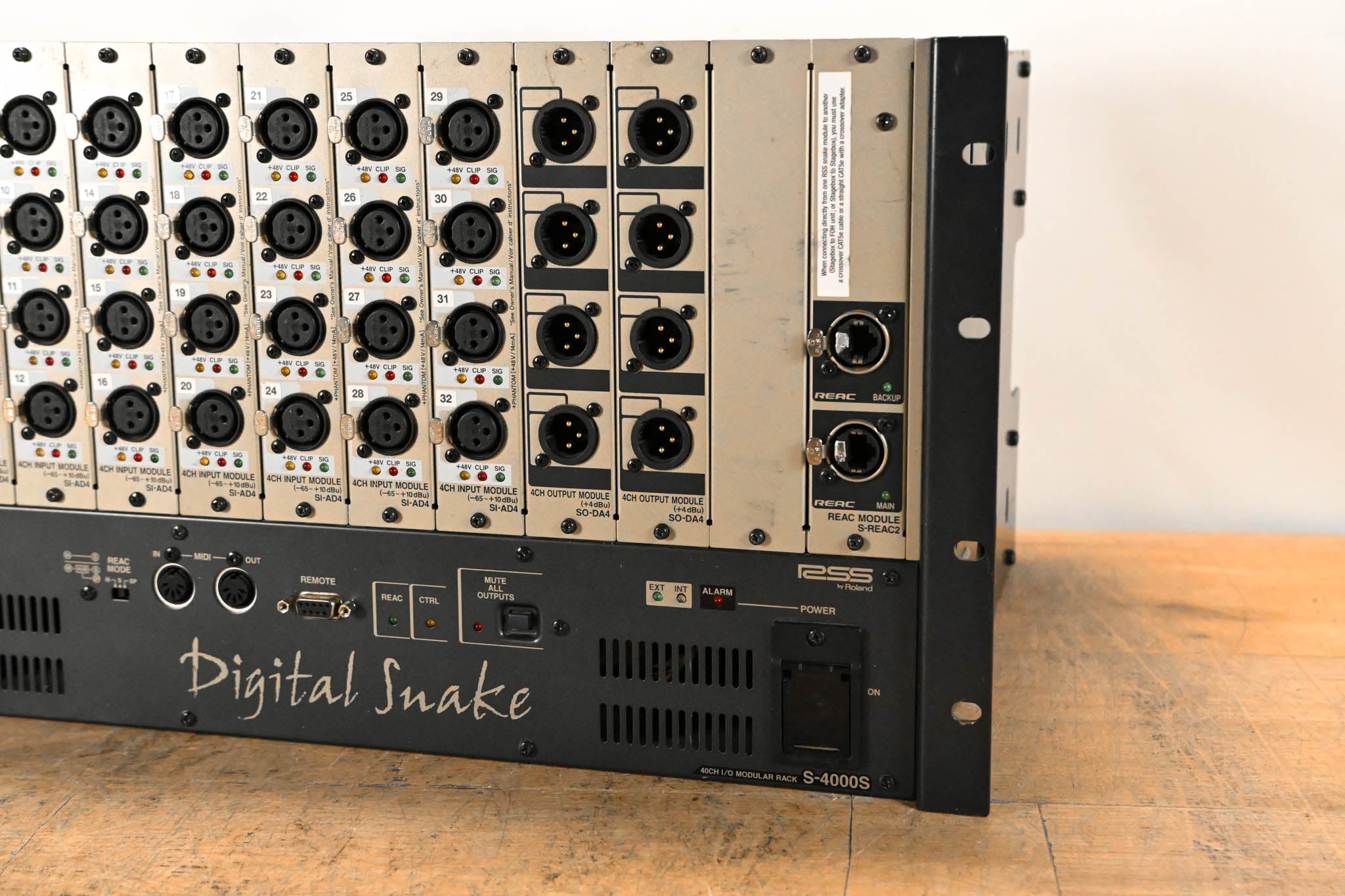 Roland S-4000S-3208 Digital Snake 32x8 Modular Stage Unit