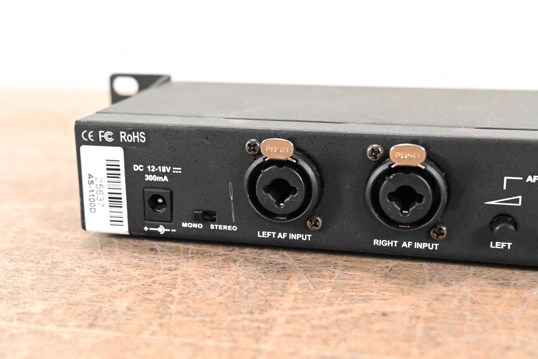Galaxy Audio AS-1100 Wireless IEM System - 584-608 MHz (NO POWER SUPPLY)