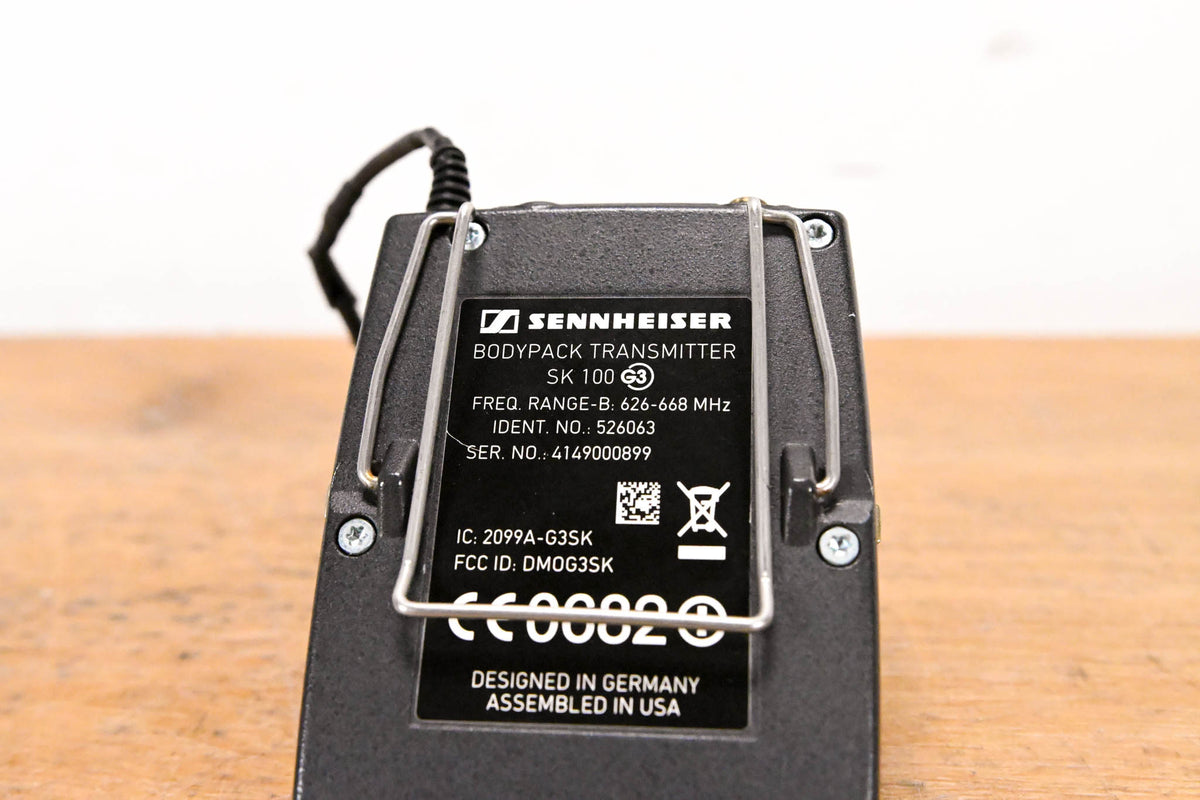 Sennheiser SK 100 G3 Wireless Bodypack Transmitter B Range: 626-668 MHz