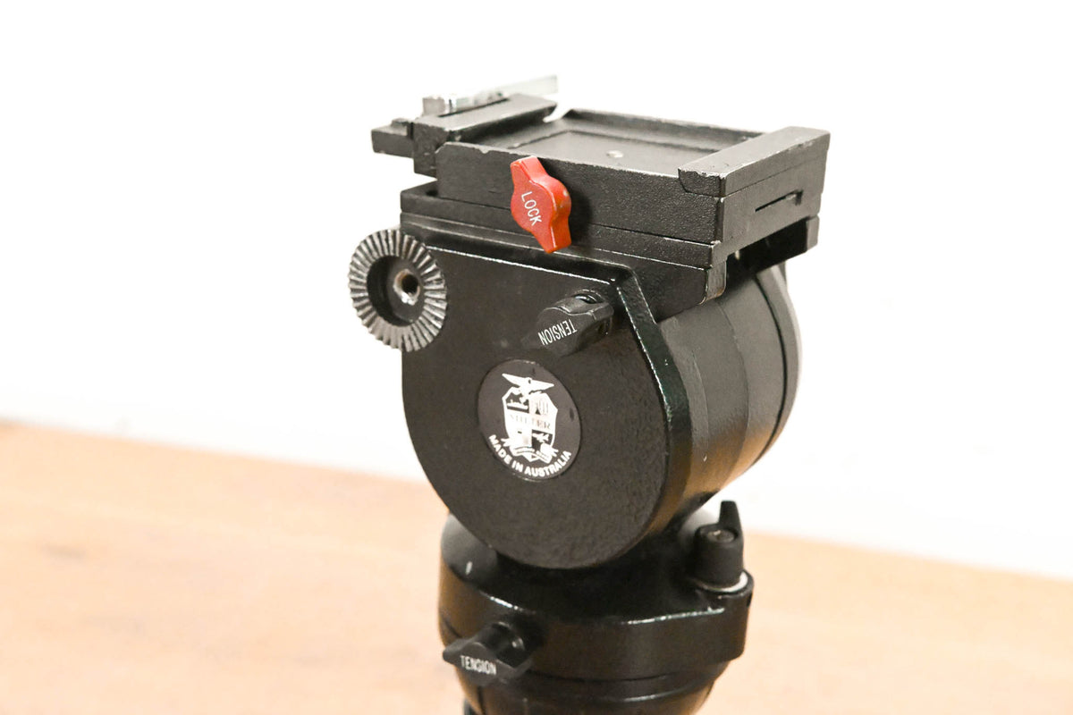 Miller 20 Fluid Tripod Head w/ Ball Leveling Base