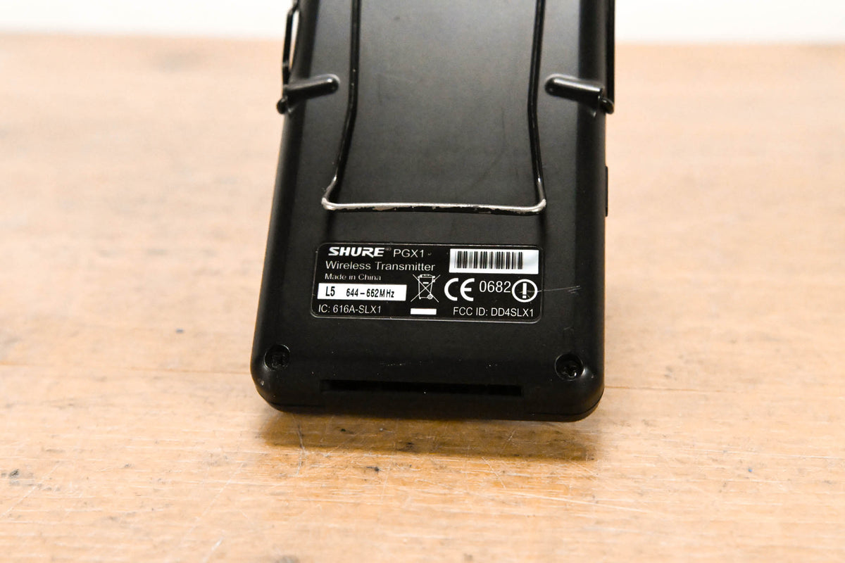 Shure PGX14 Wireless Bodypack System - L5 Band: 644-662 MHz