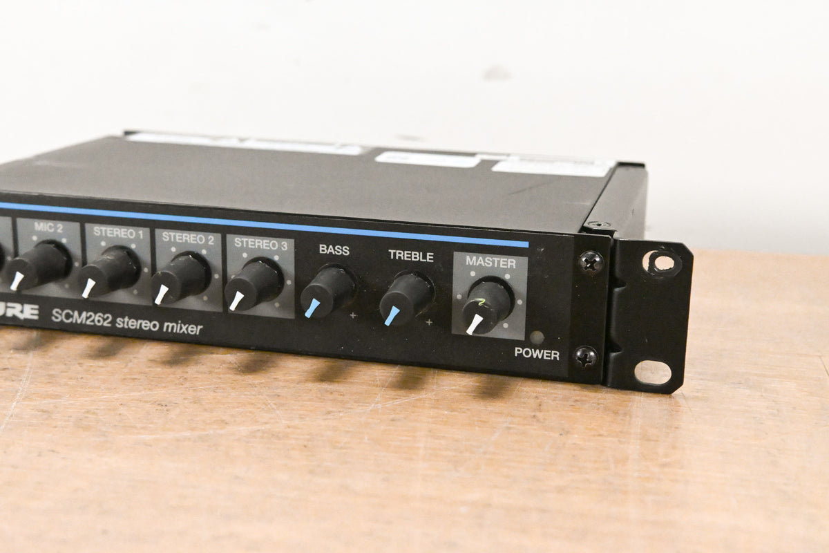 Shure SCM262 Stereo Microphone Mixer
