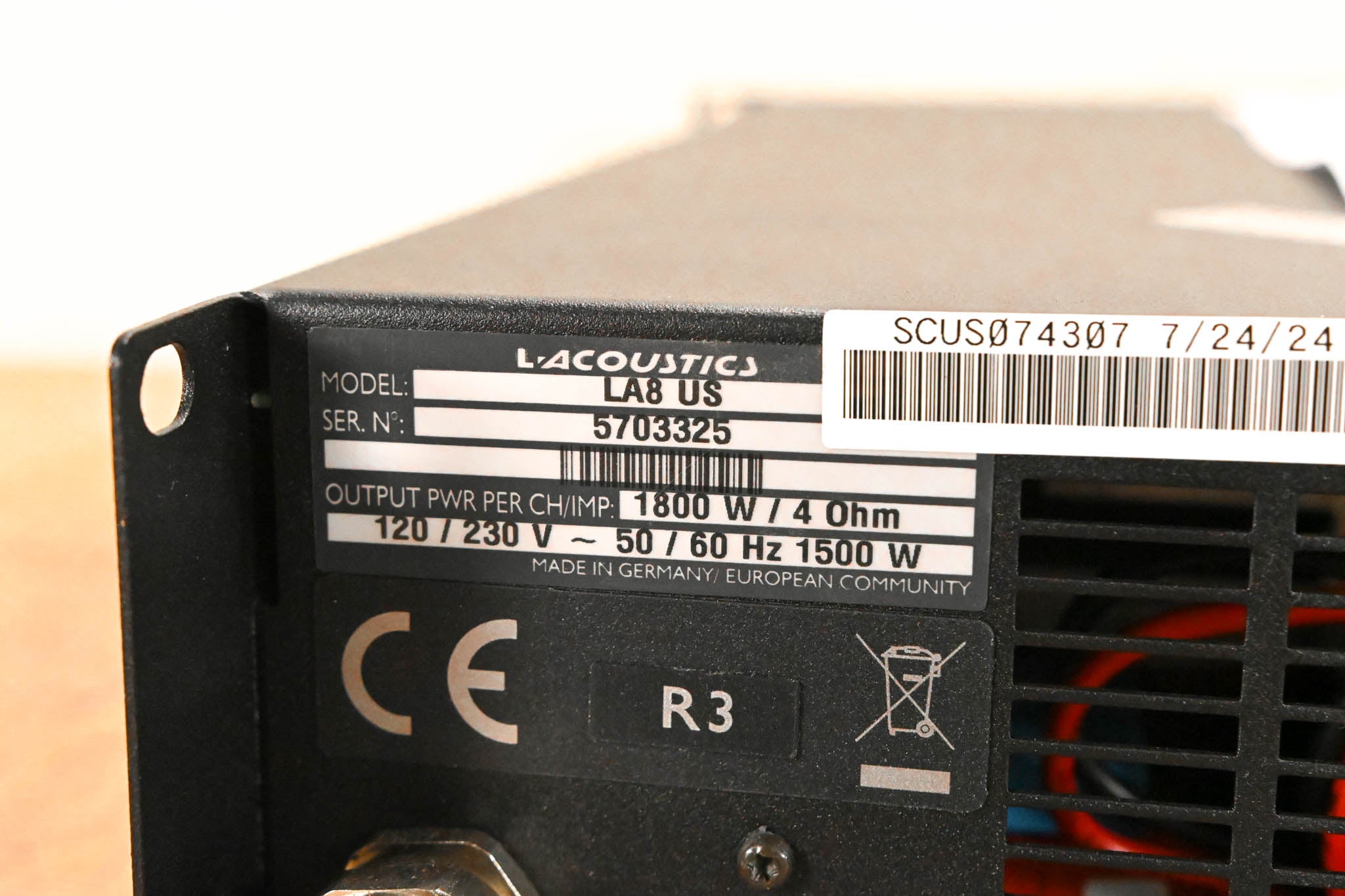 L-Acoustics LA8 US Four-Channel Amplified Controller