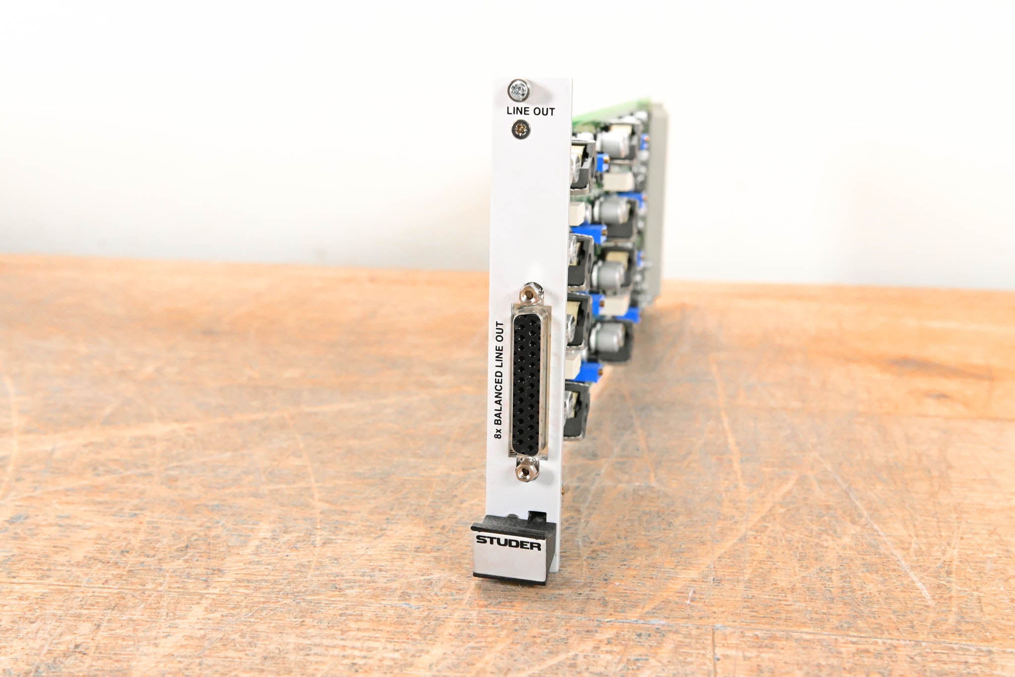 Studer 8-Channel Analog Line Out Card for D21m & D23m Modular I/O System