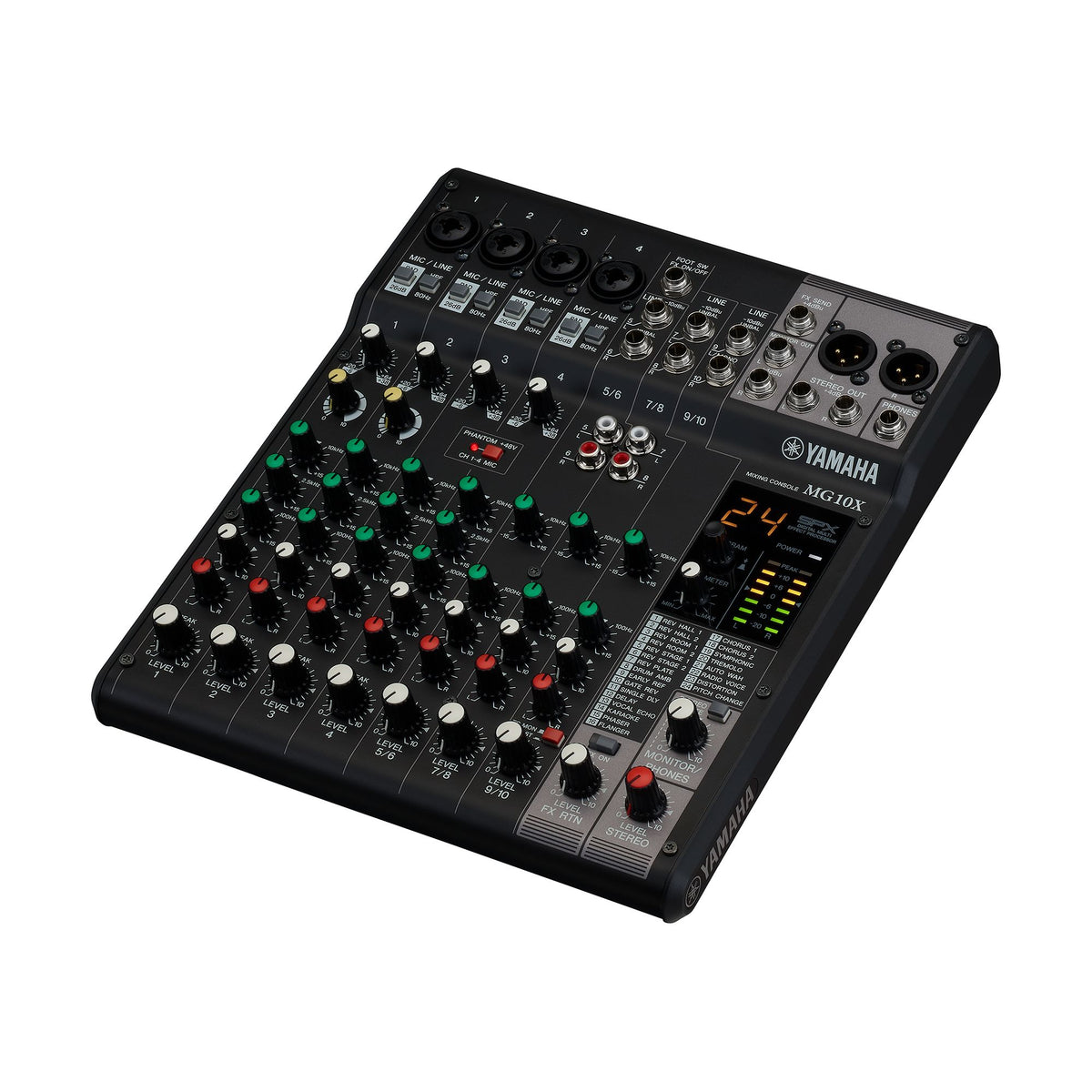 10-Input Stereo Mixer with Effects
