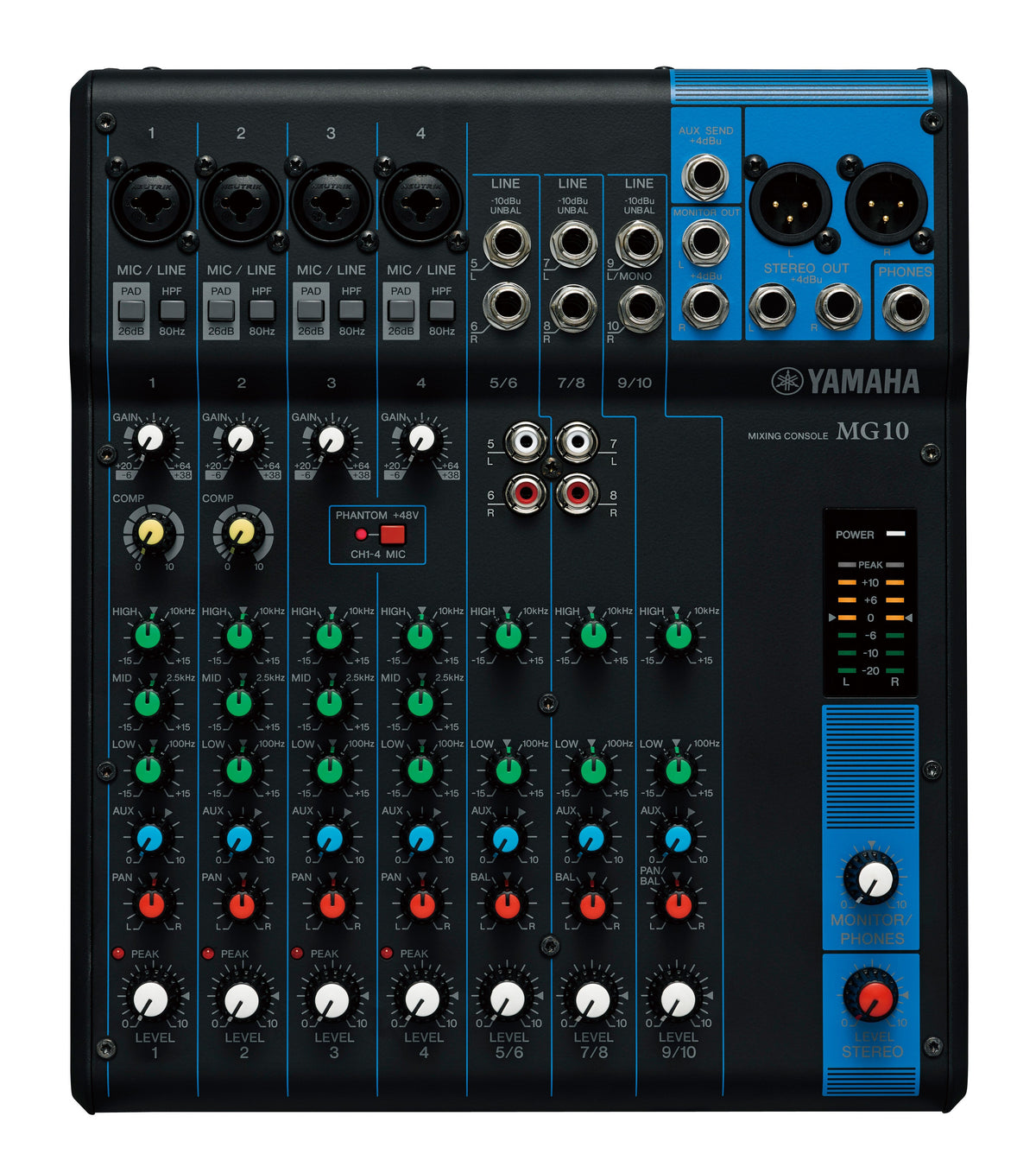 10-Input Stereo Mixer