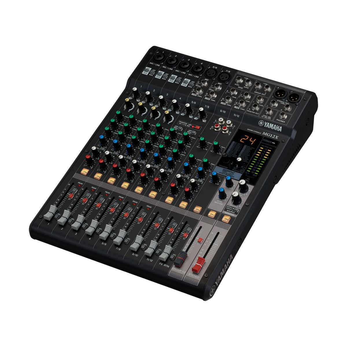 12-Input 4-Bus Mixer with Effects