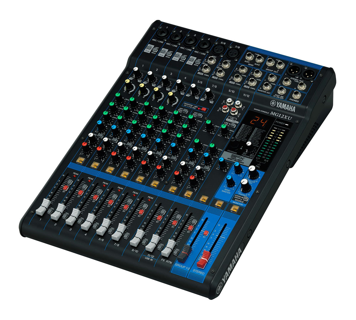 12-Input 4-Bus Mixer with Effects and USB
