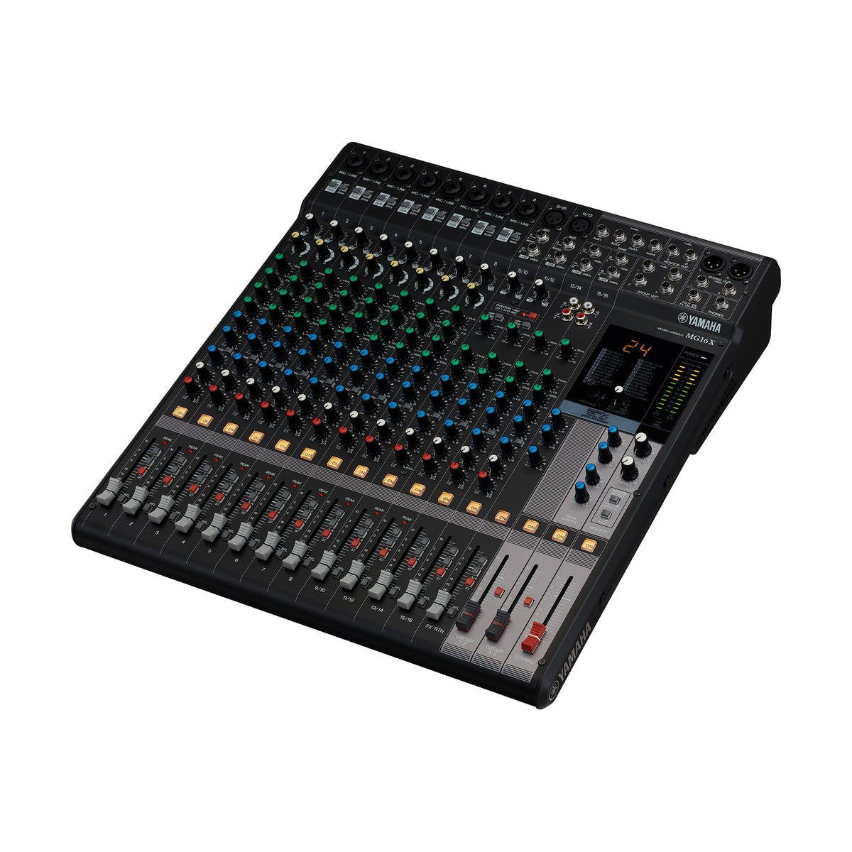 16-Input 6-Bus Mixer with Effects 12RU