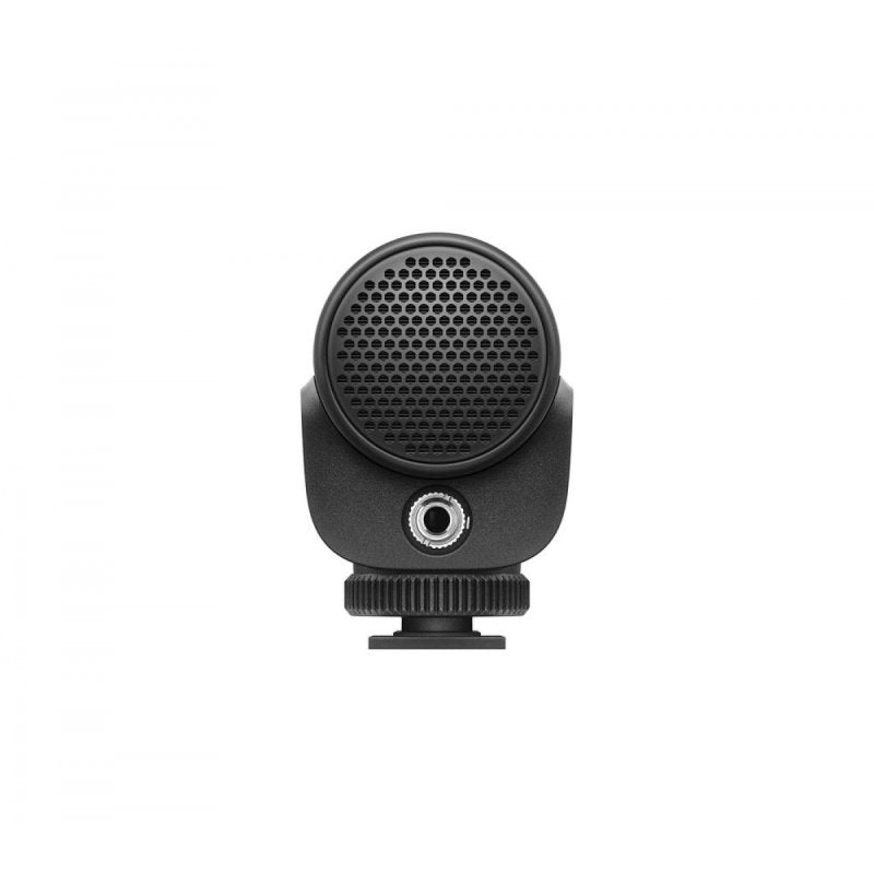 Compact, super-cardioid on-camera microphone
