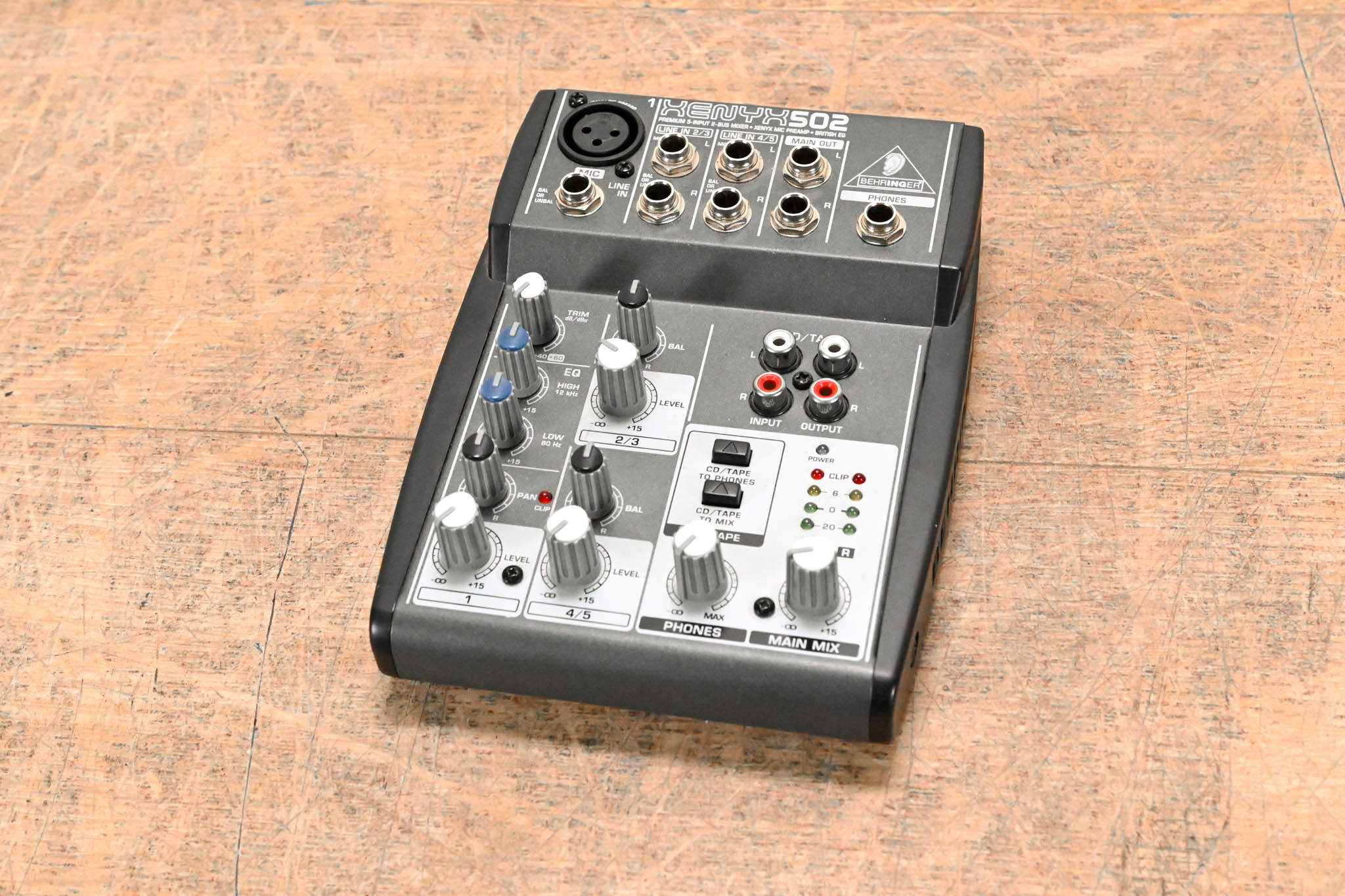 Behringer XENYX 502 5-Input 2-Bus Mixer (NO POWER SUPPLY)
