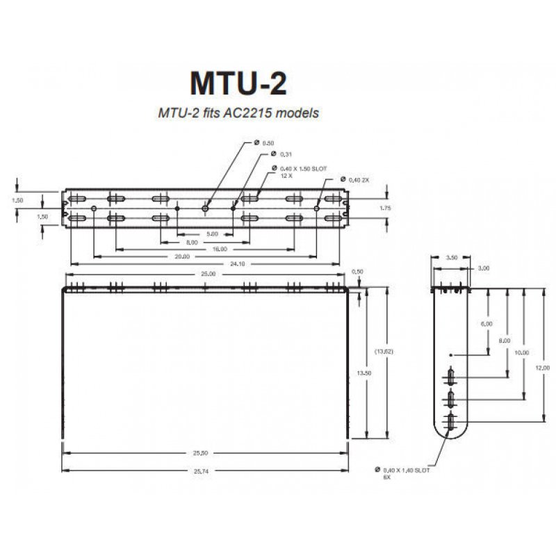 JBL MTU-2-WH