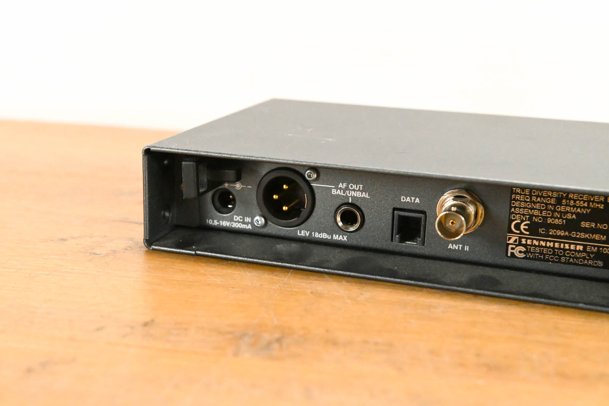 Sennheiser EM 100 G2 Wireless Receiver - 518-554 MHz (NO POWER SUPPLY)