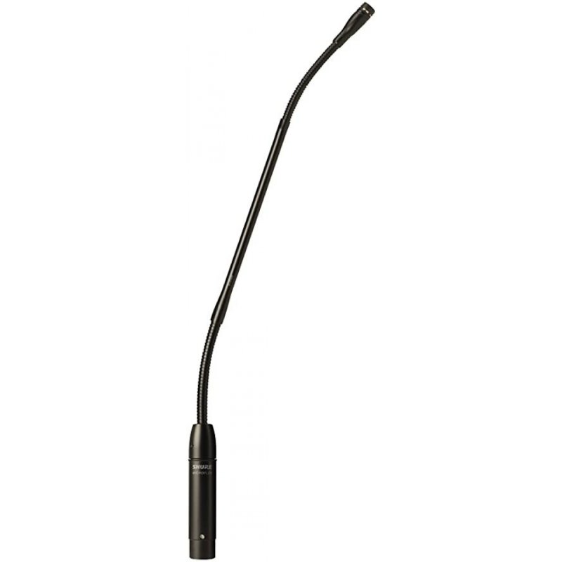 Microflex Series Standard Gooseneck Mic (12", Cardioid, No Mute Switch)