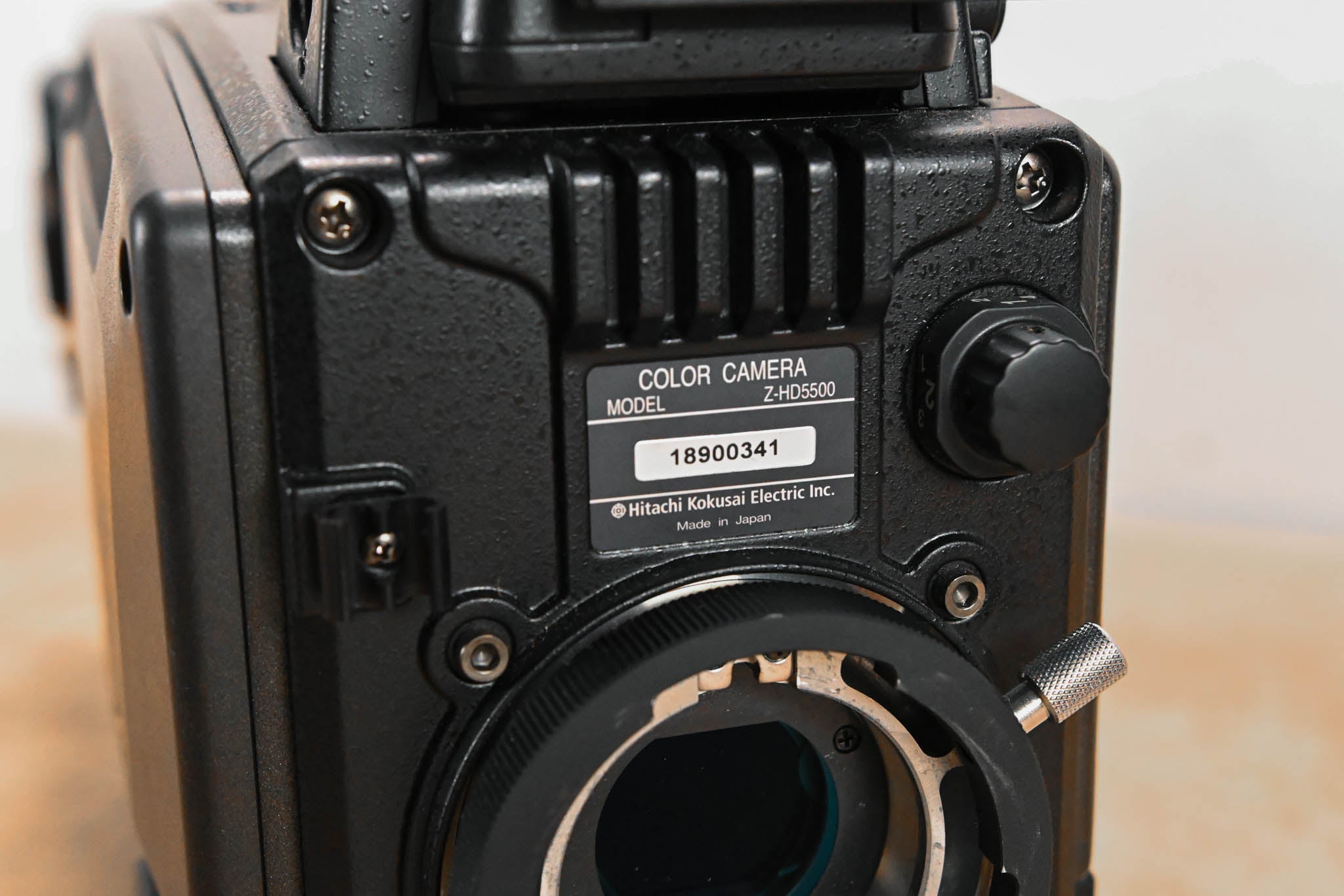 Hitachi Z-HD5500 HDTV Camera w/ CA-HF1300U Camera Adapter