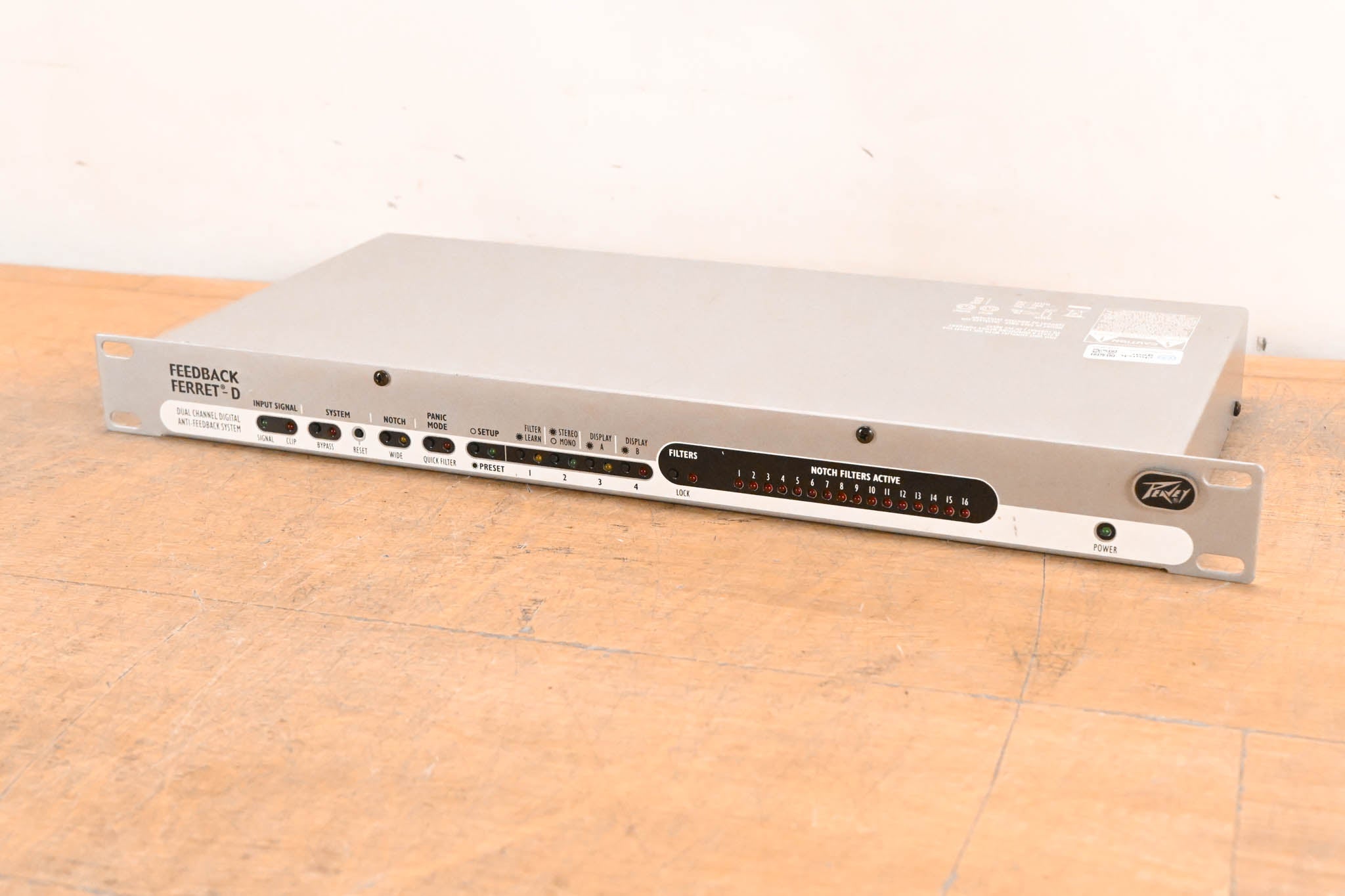 Peavey Feedback Ferret D Stereo Digital Dynamic Anti-Feedback System