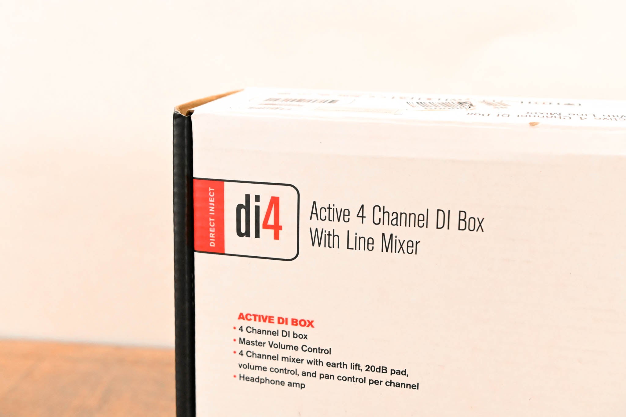 dbx Di4 4-channel Active Direct Box with Line Mixer