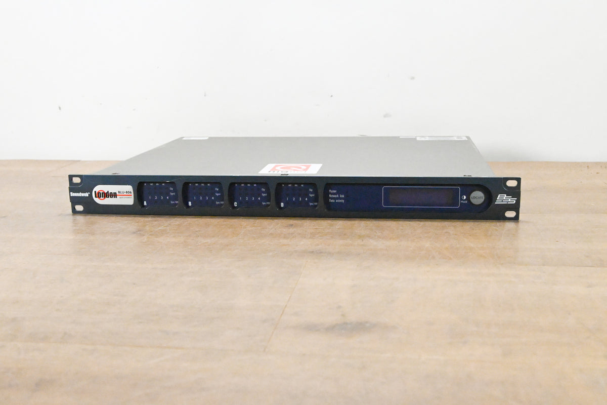 BSS London BLU-806 Signal Processor with BLU link and Dante / AES67